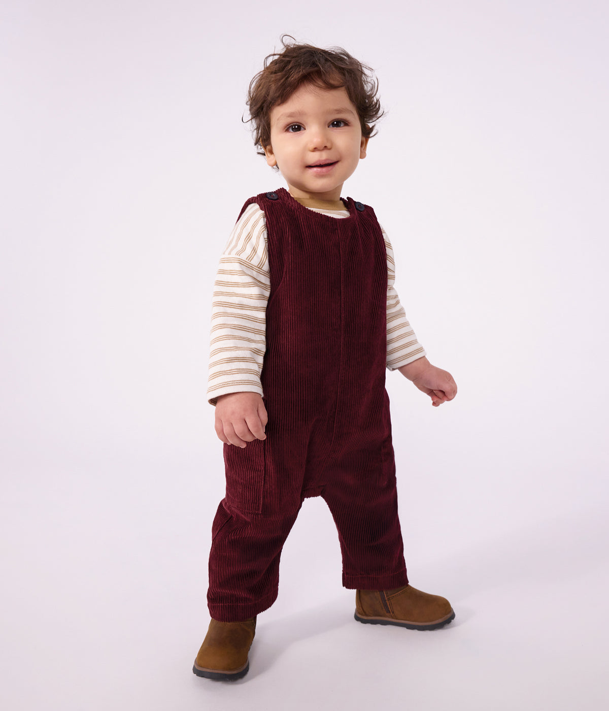 combinaison-longue-bébé-en-velours-uni