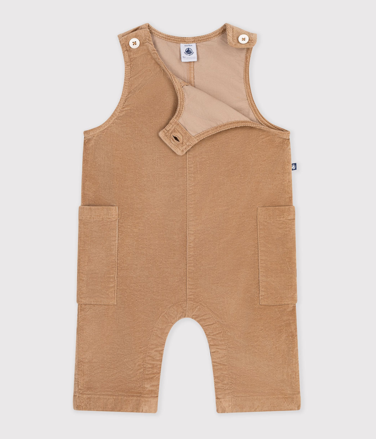 combinaison-longue-bébé-en-velours-uni