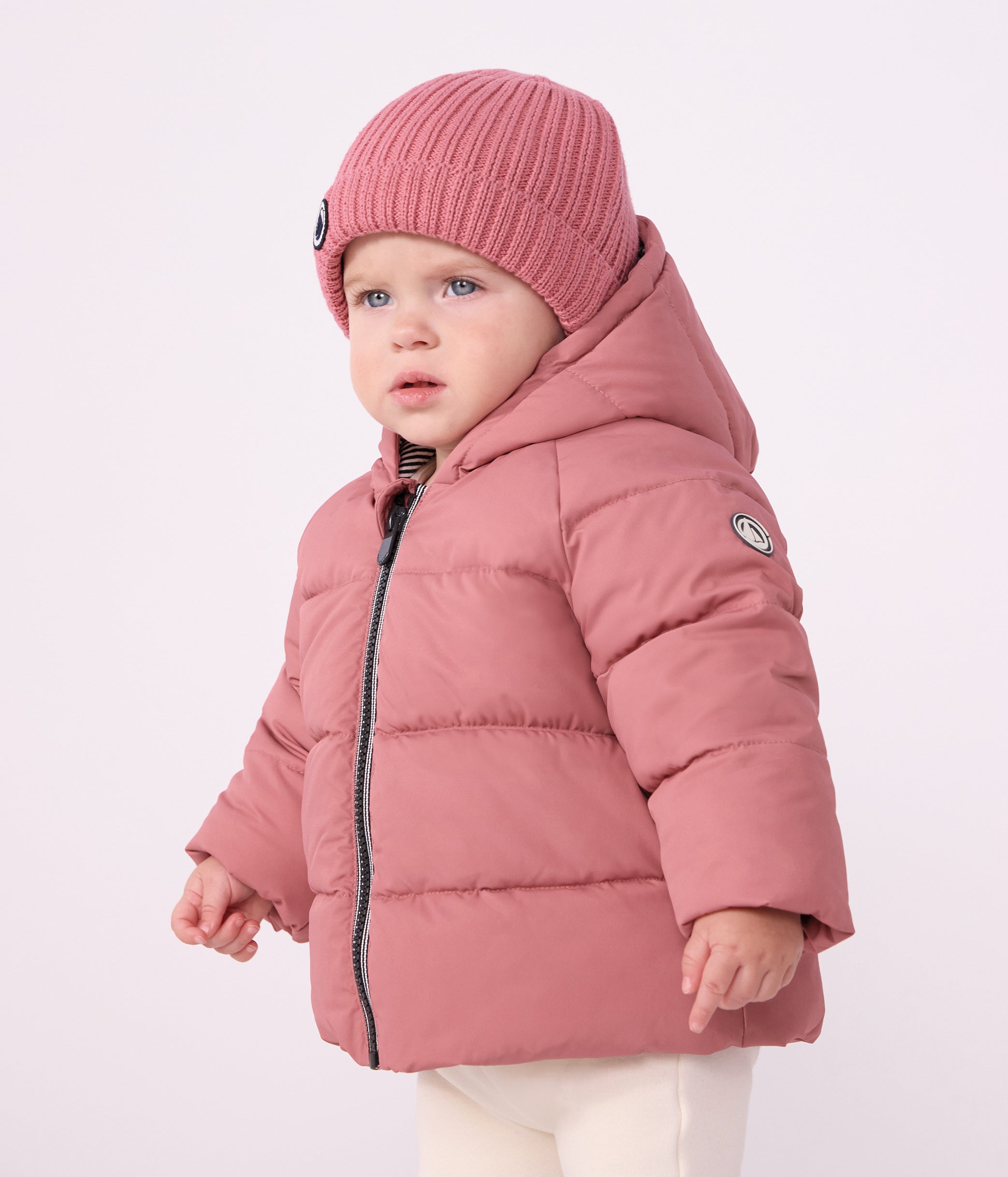 bonnet-bébé-en-tricot-doublé-en-polaire