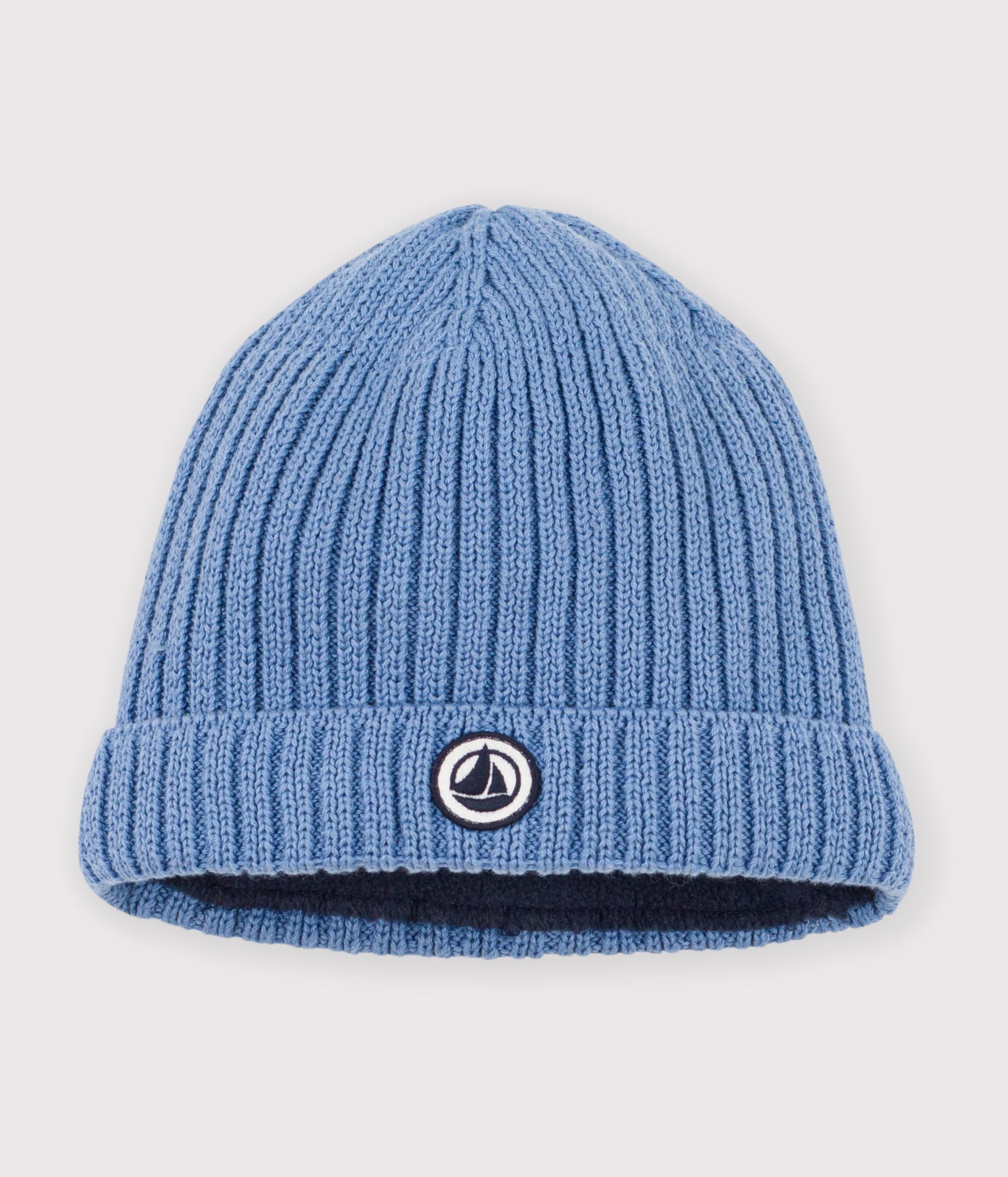 bonnet-bébé-en-tricot-doublé-en-polaire