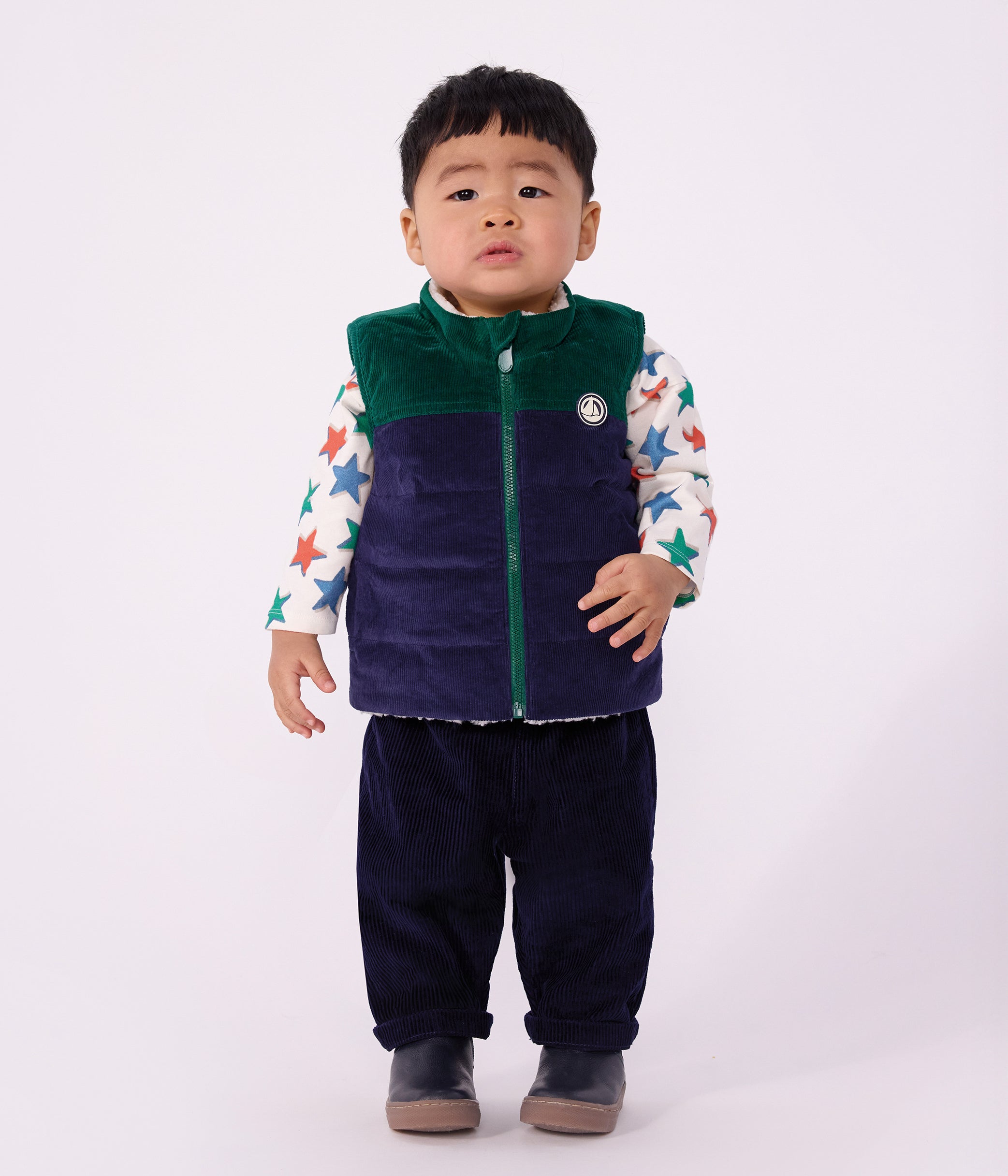 doudoune-bébé-sans-manches-en-velours-réversible-sherpa