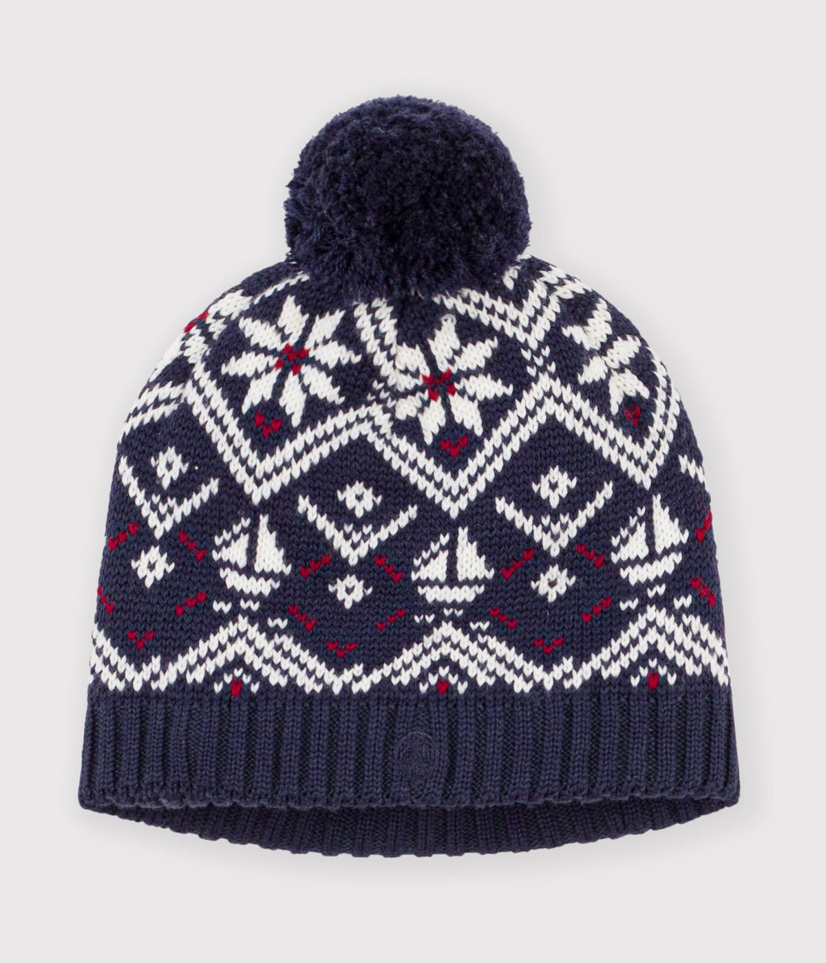 bonnet-enfant-jacquard-en-laine-et-coton-doublé-polaire