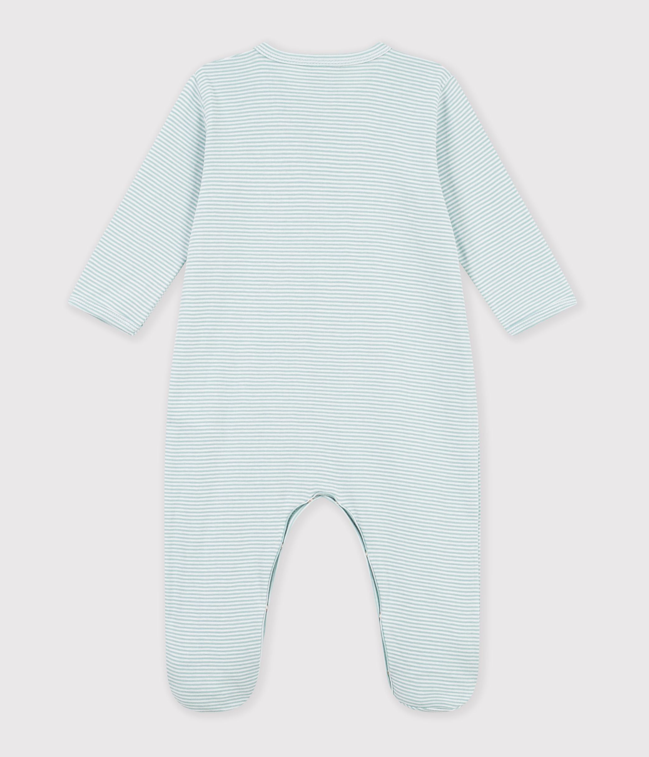 pyjama-bébé-en-coton-à-rayures-milleraies