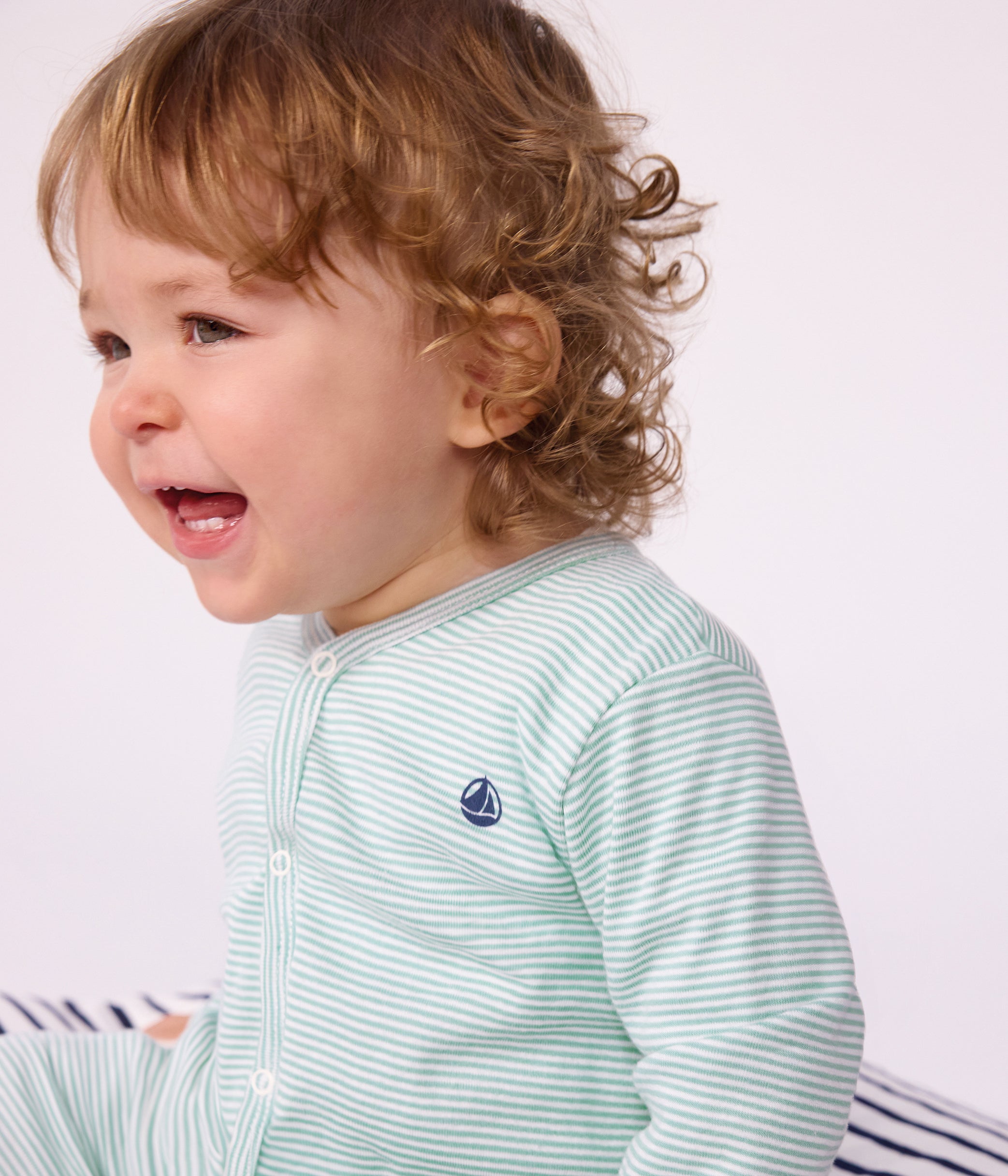 pyjama-bébé-en-coton-à-rayures-milleraies