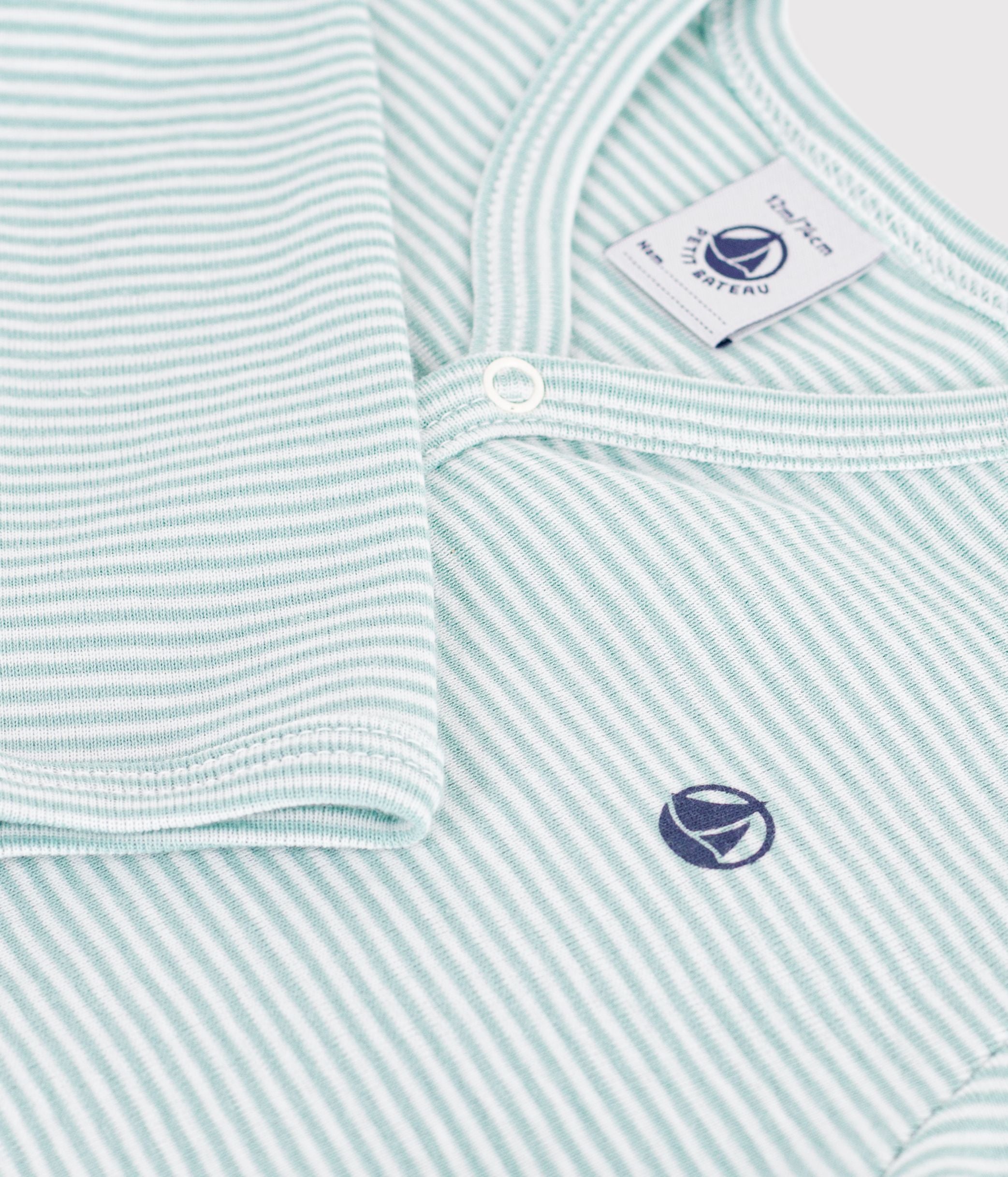 pyjama-bébé-en-coton-à-rayures-milleraies