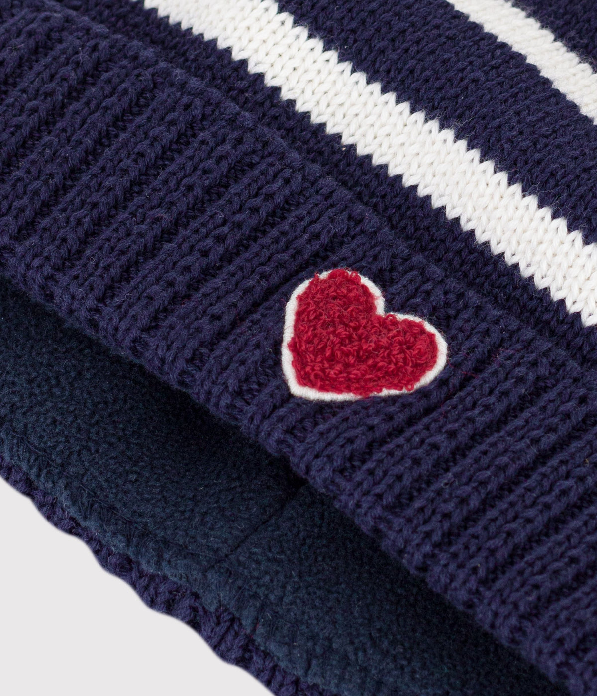 bonnet-bébé-à-rayures-en-tricot-doublé-polaire