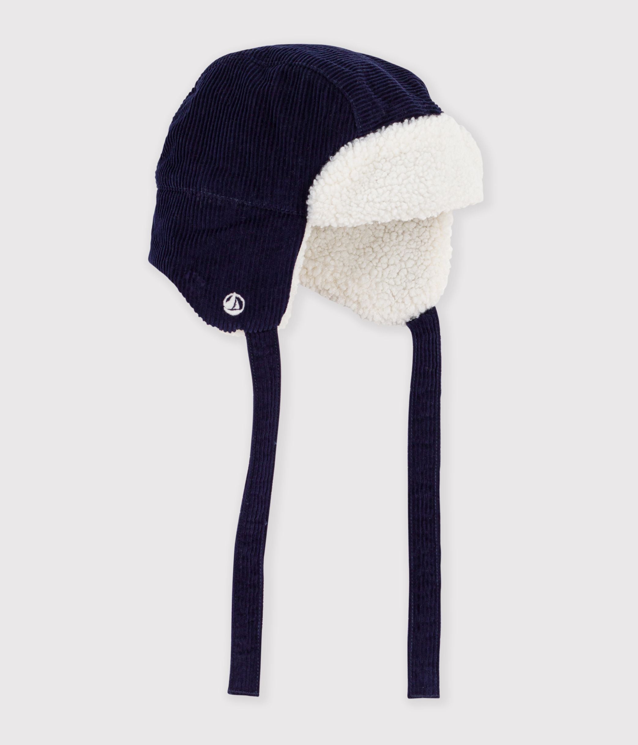 chapka-bébé-en-velours-doublé-sherpa