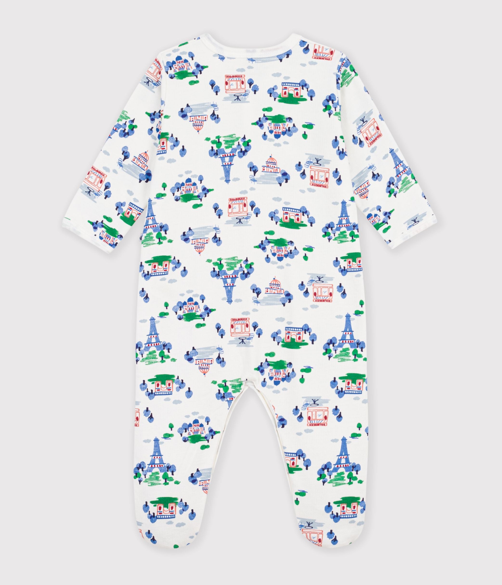 pyjama-bébé-en-molleton-imprimé-paris