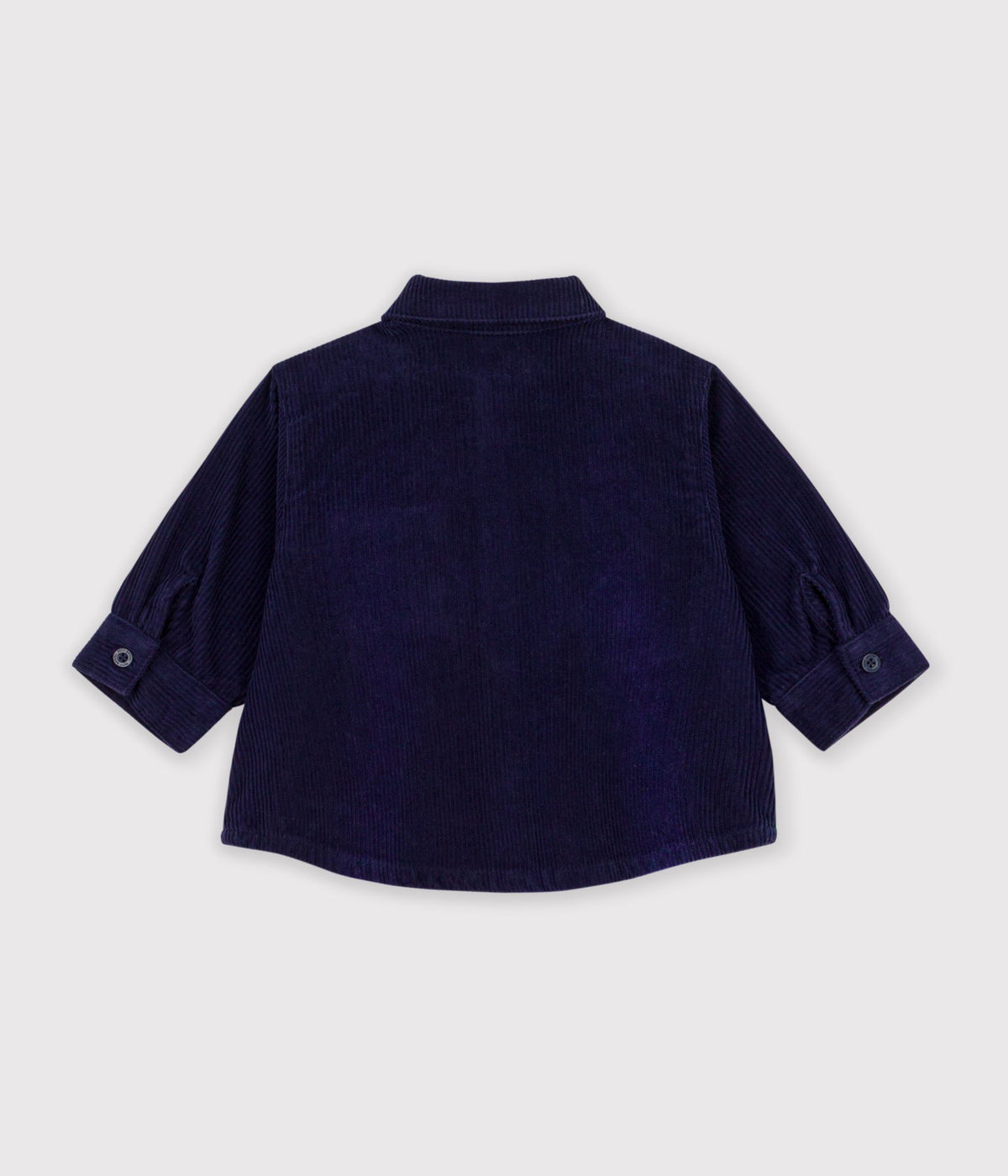 chemise-bébé-en-velours-uni