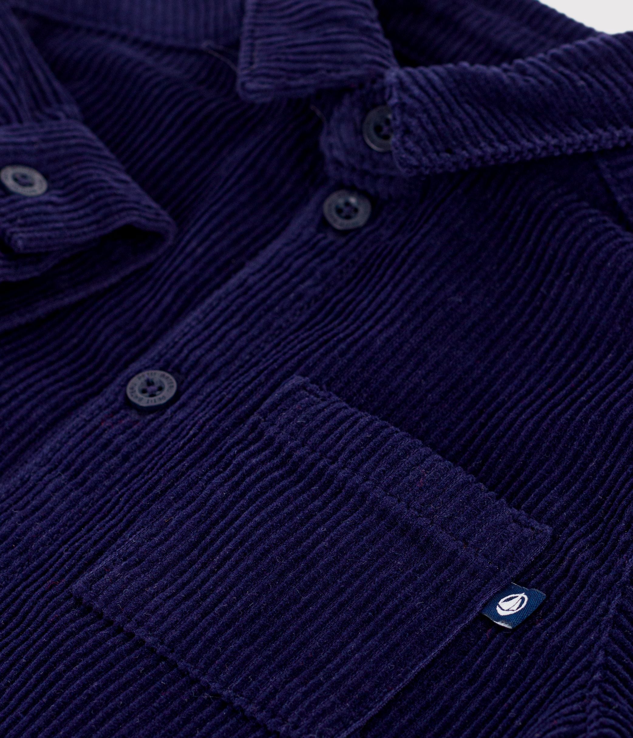 chemise-bébé-en-velours-uni