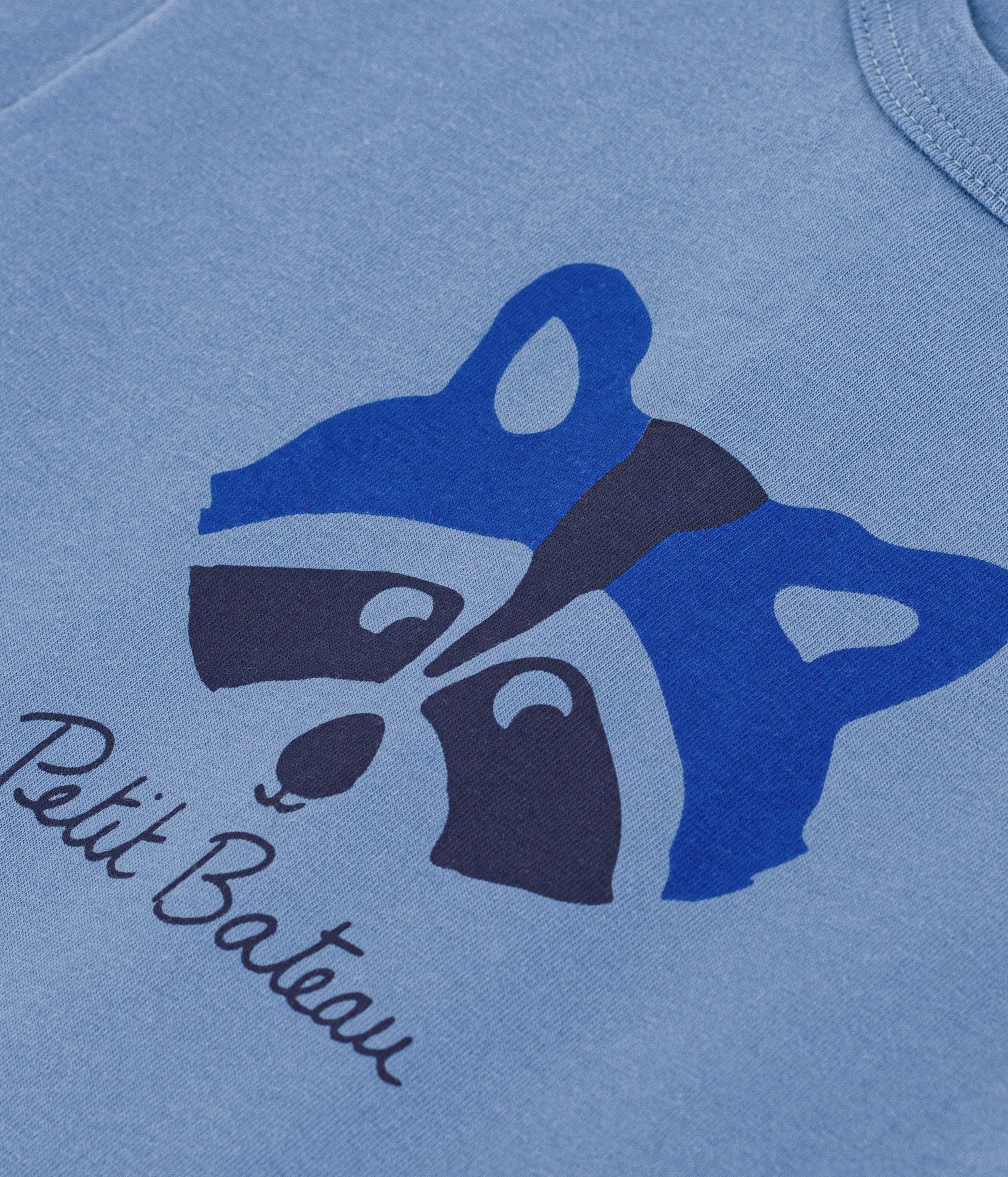 tee-shirt-bébé-en-coton-manches-courtes-uni-à-motif