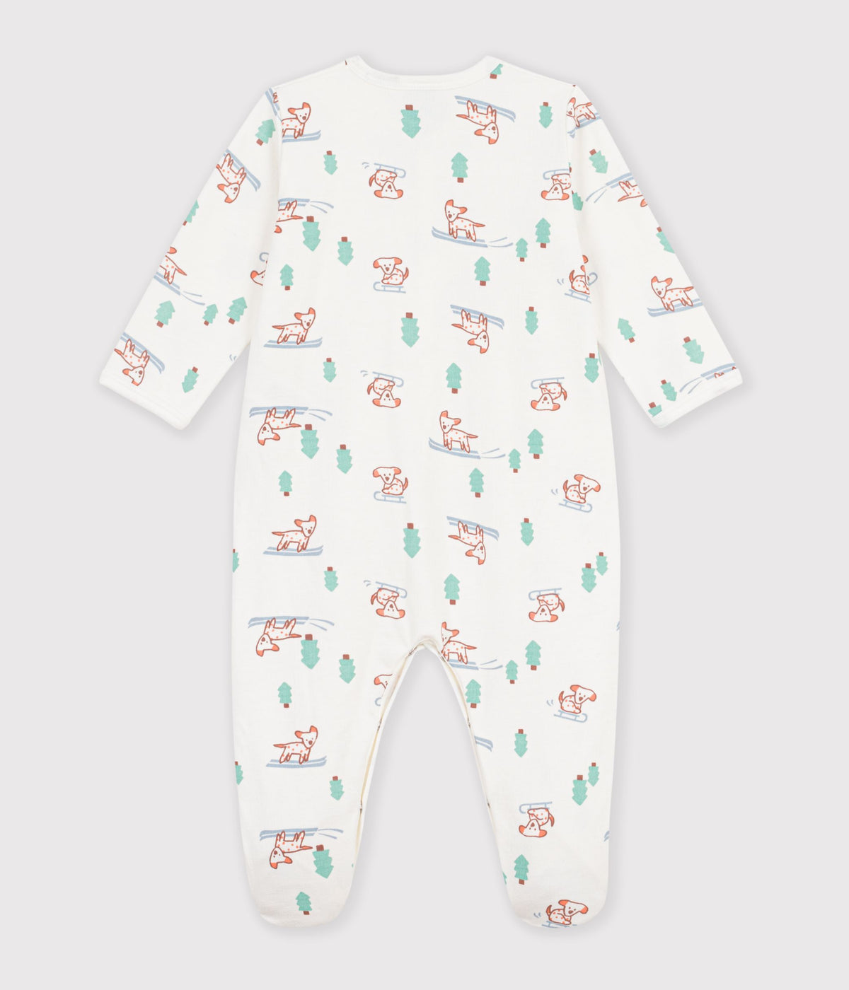 pyjama-bébé-en-molleton-imprimé-chien