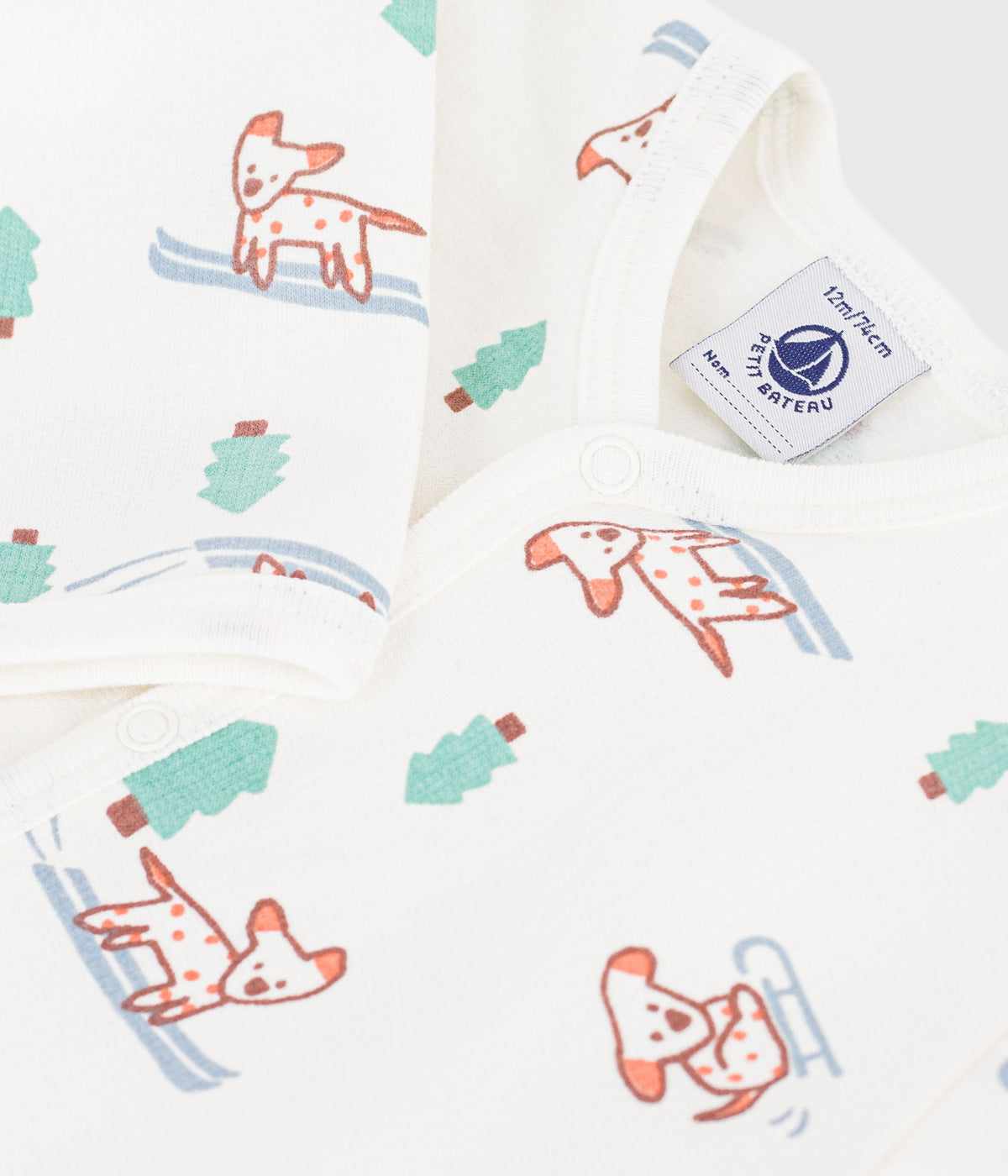 pyjama-bébé-en-molleton-imprimé-chien