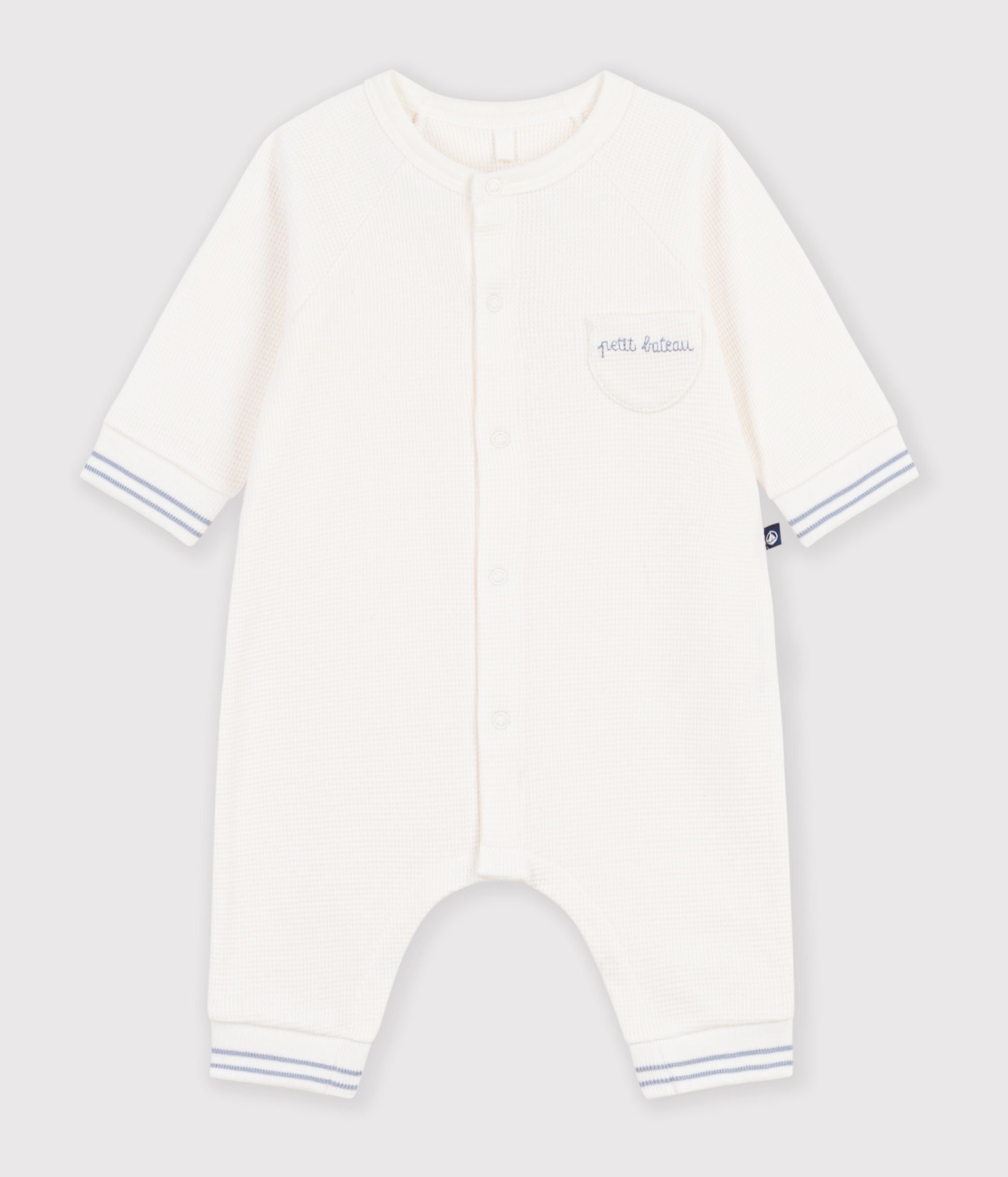 combinaison-bébé-en-coton-uni