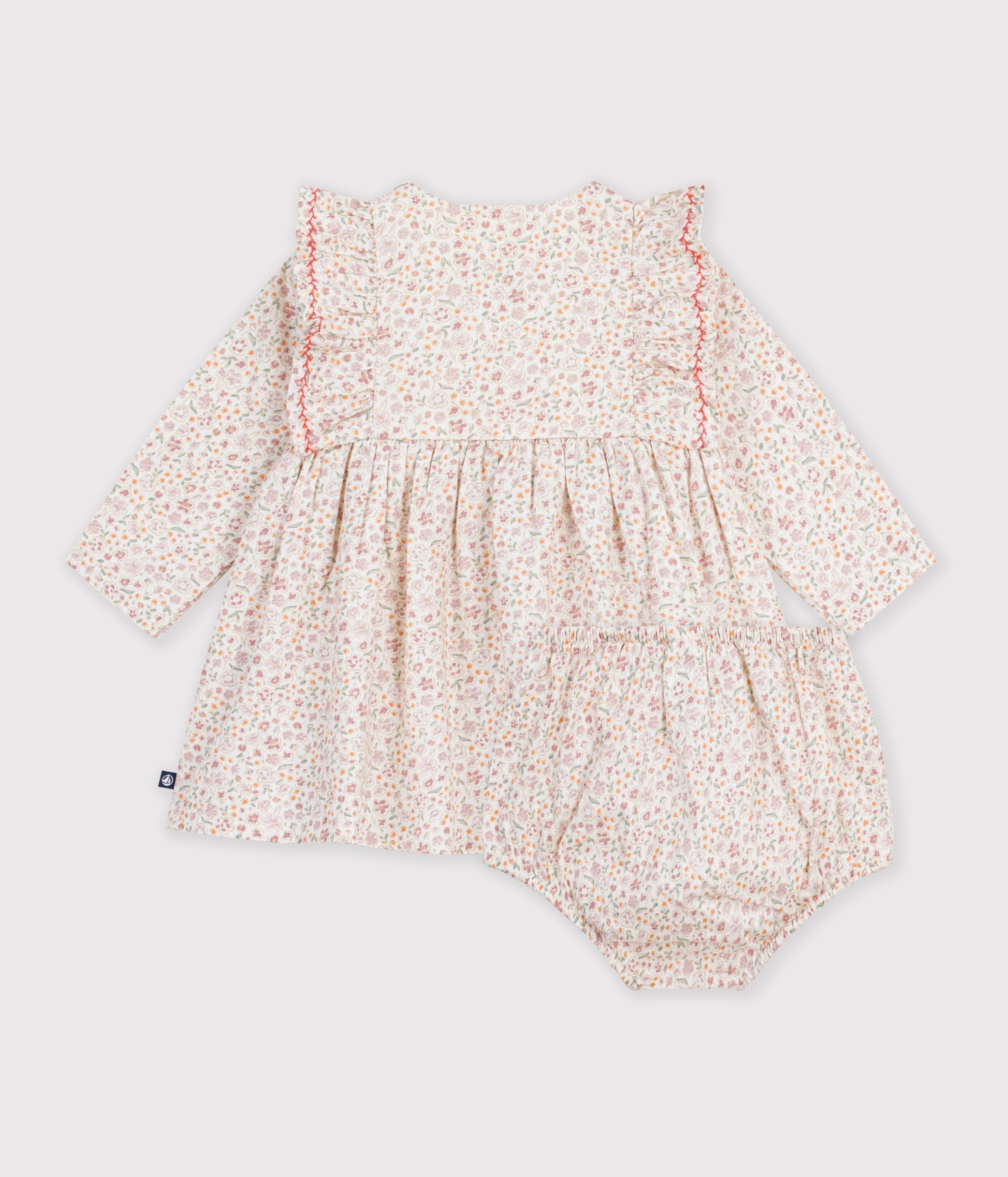 robe-bébé-en-coton-imprimé-à-fleurs