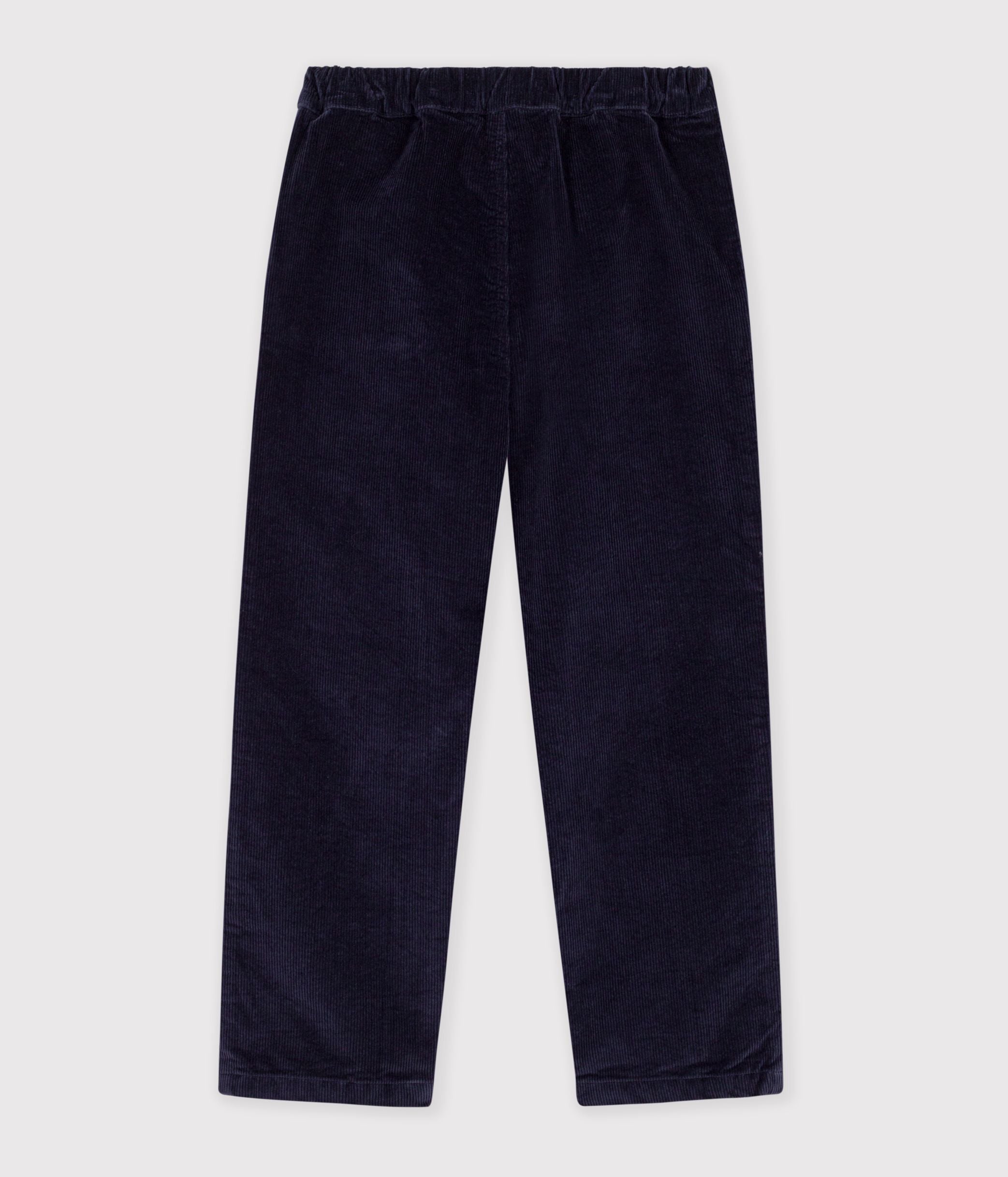 pantalon-droit-enfant-en-velours-uni
