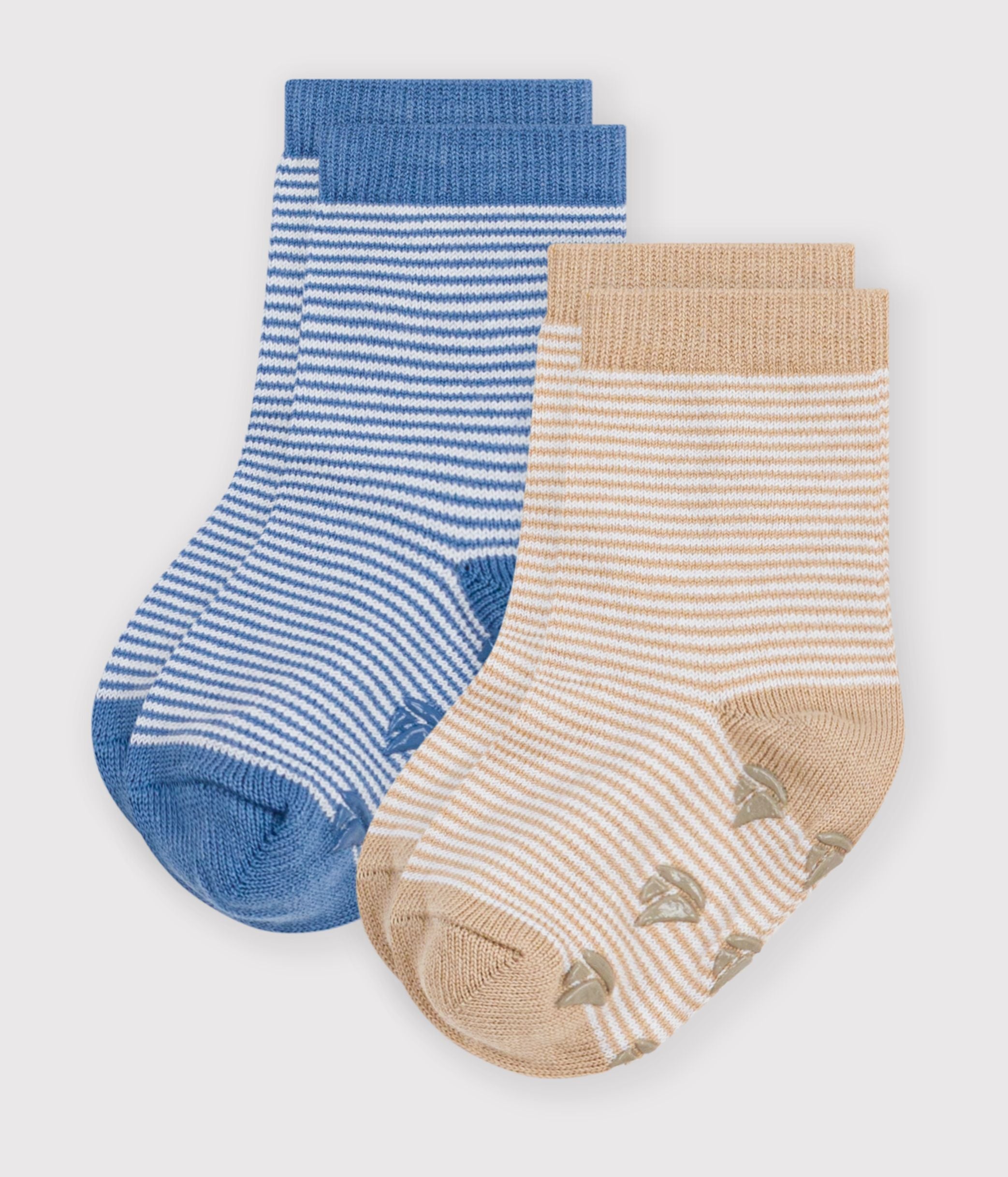 2-paires-de-chaussettes-bébé-en-coton-antidérapantes