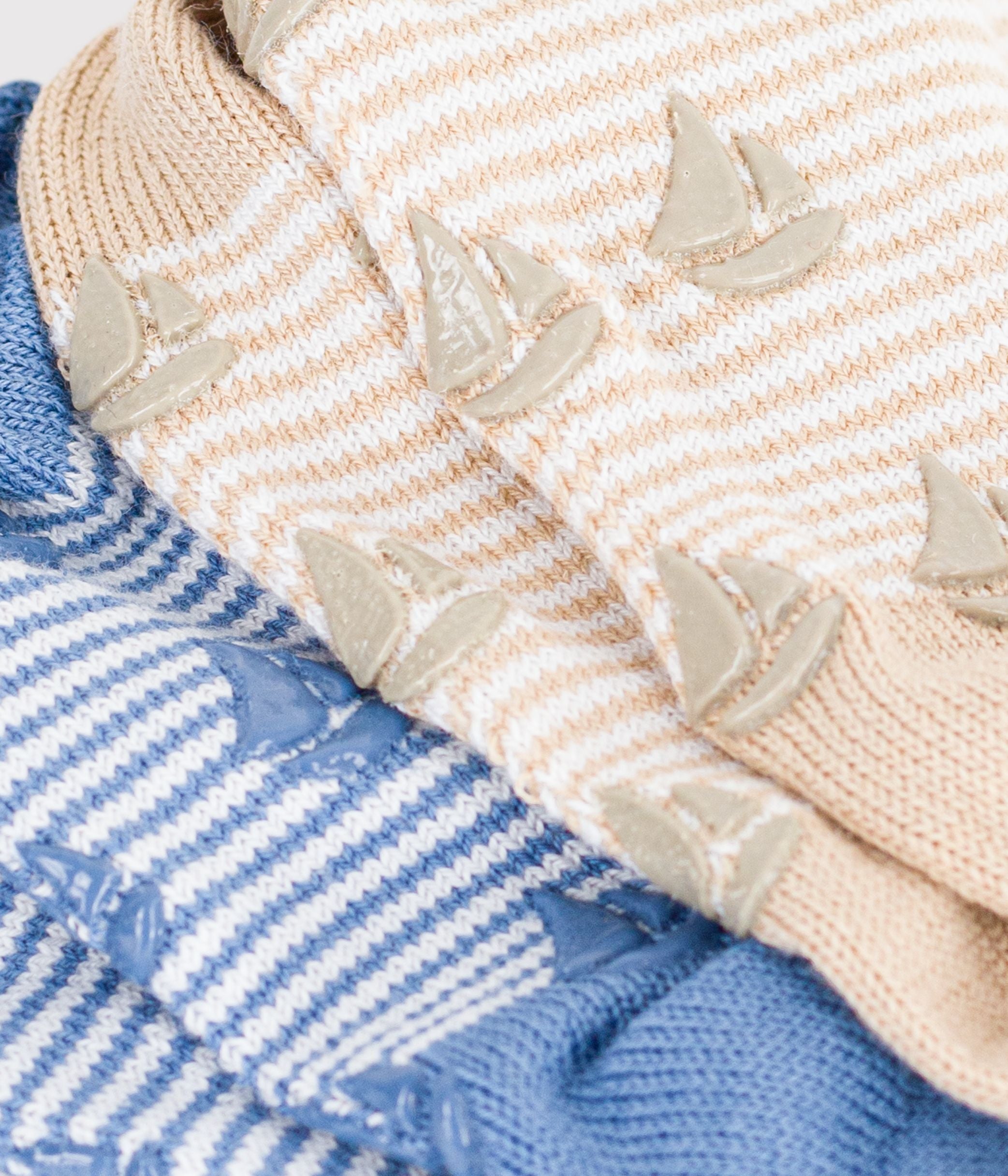 2-paires-de-chaussettes-bébé-en-coton-antidérapantes