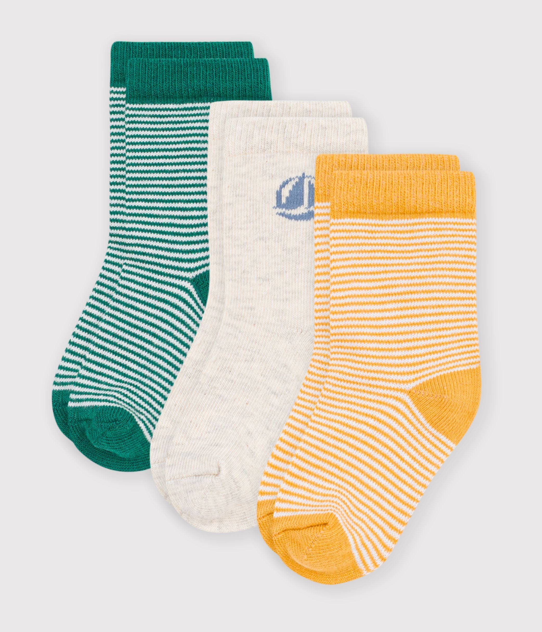 3-paires-de-chaussettes-bébé-en-coton-à-rayures