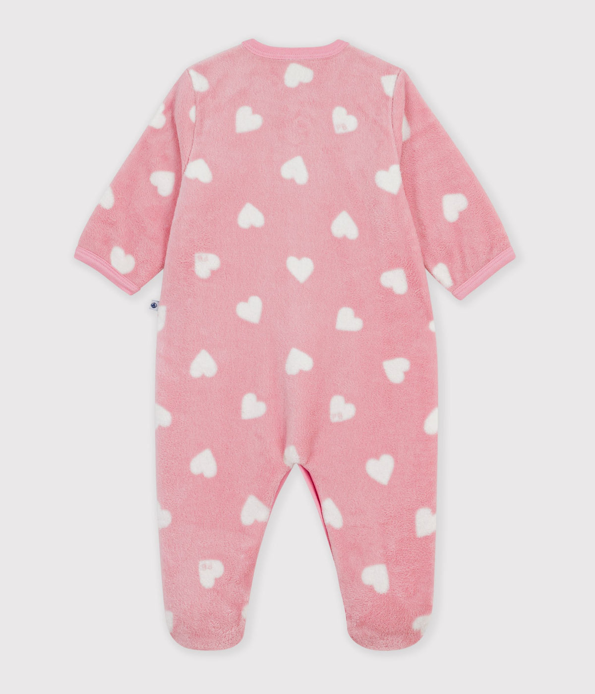 surpyjama-bébé-en-polaire-imprimé-coeurs
