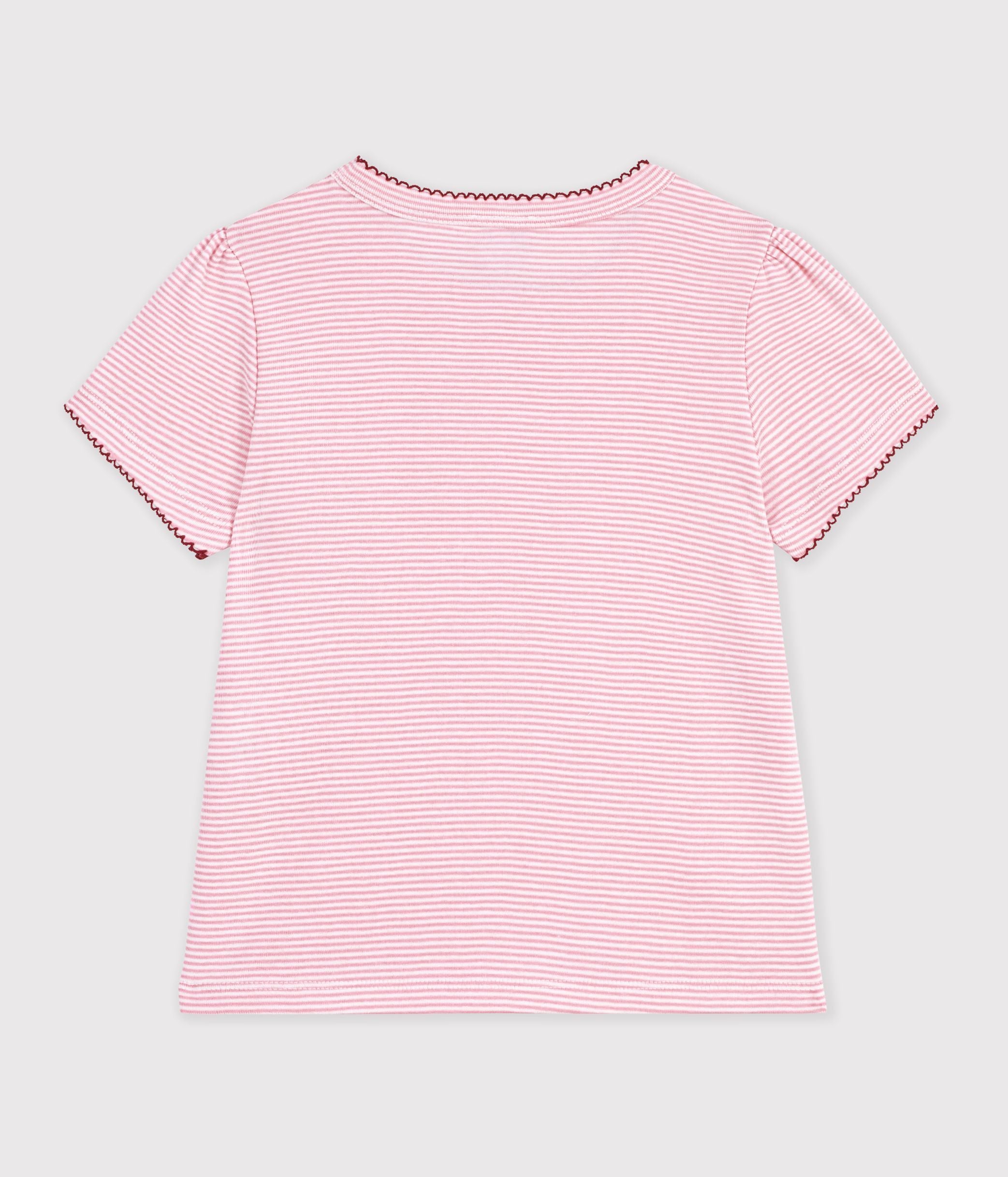 tee-shirt-enfant-manches-courtes-à-rayures