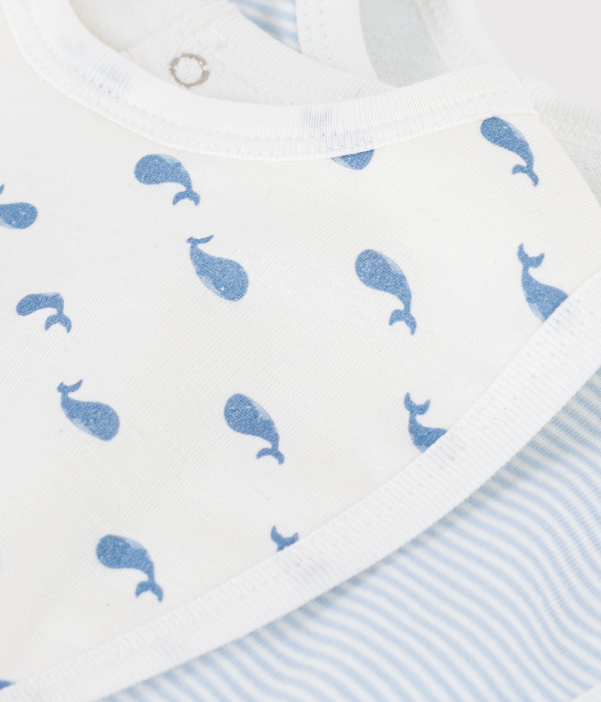 lot-de-bavoirs-bébé-en-coton-imprimé-baleine
