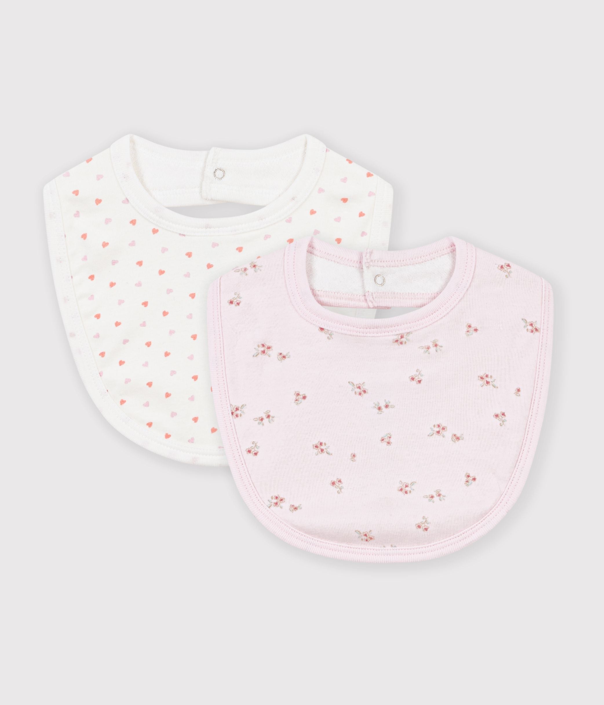 lot-de-bavoirs-bébé-en-coton-imprimé-à-fleurs