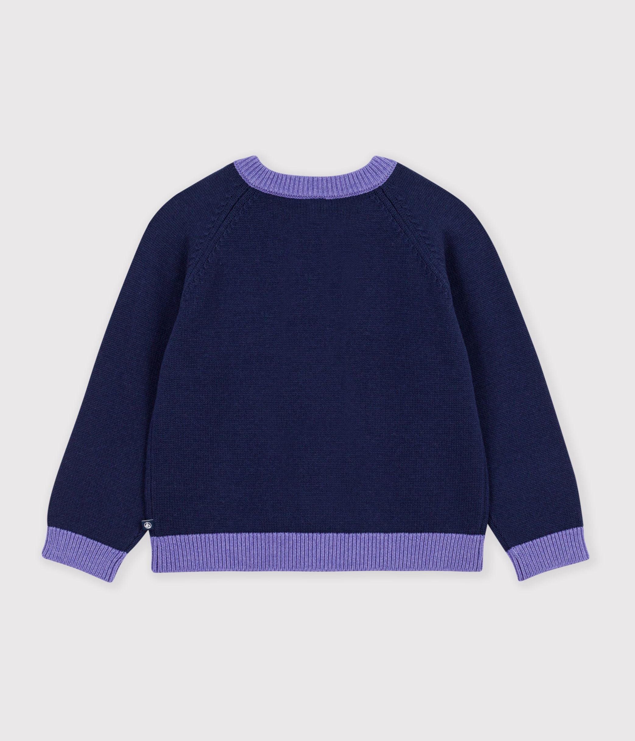 cardigan-enfant-en-laine-et-coton-uni