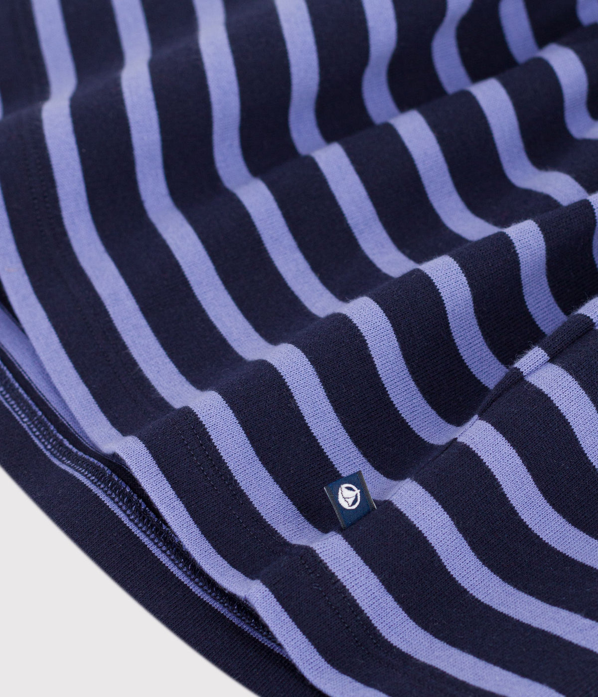 robe-enfant-en-coton-manches-longues-à-rayures