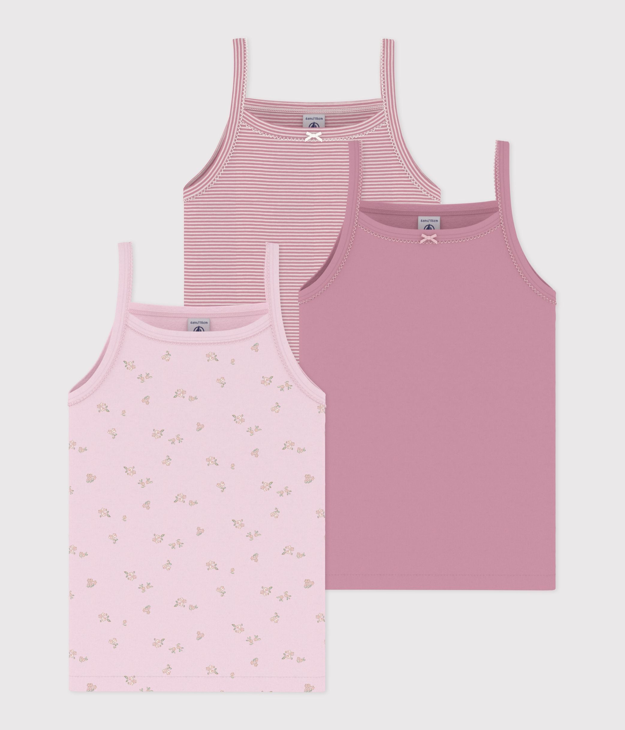 lot-de-débardeurs-enfant-en-coton-à-fleurs