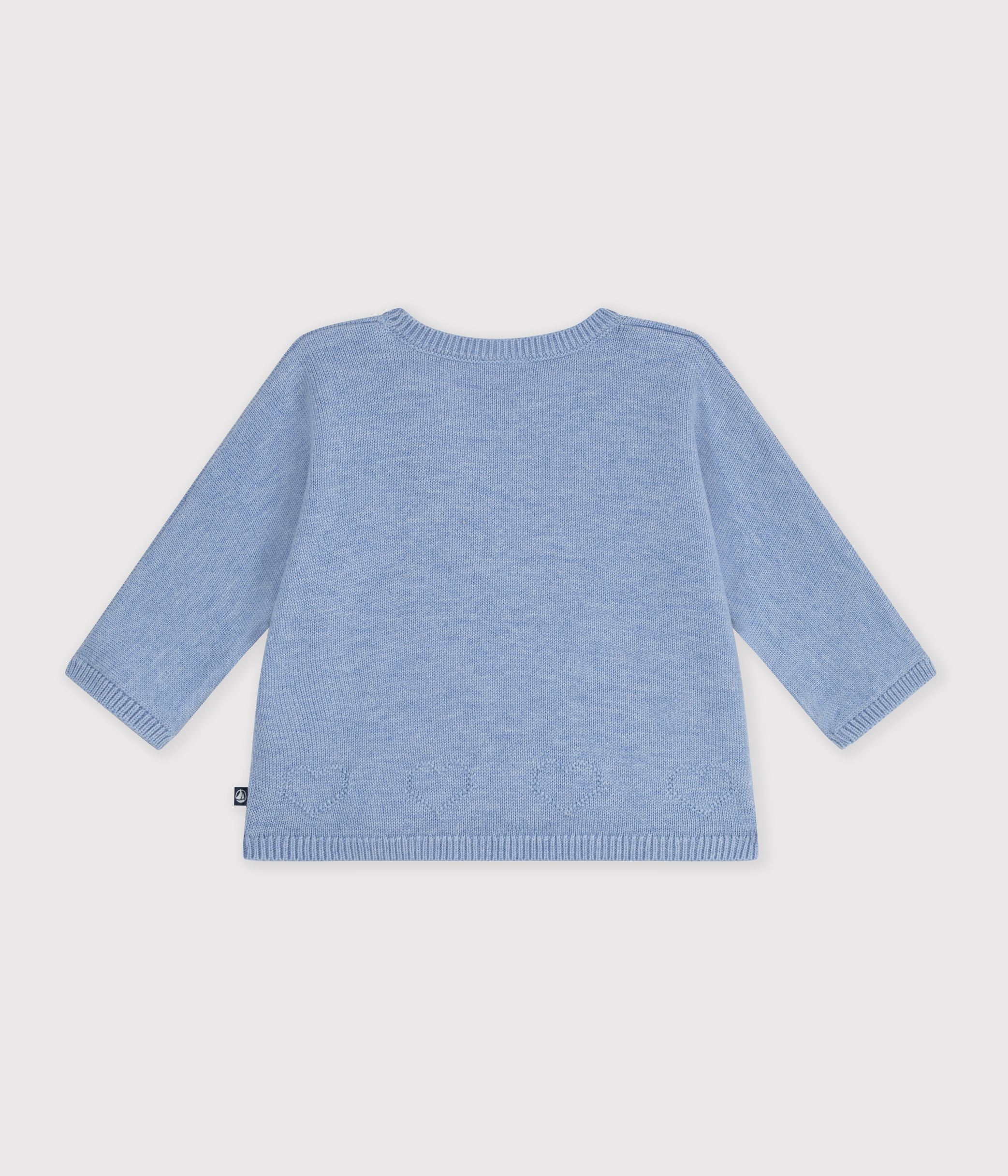 brassière-bébé-cache-coeur-en-tricot-laine-et-coton-ajouré