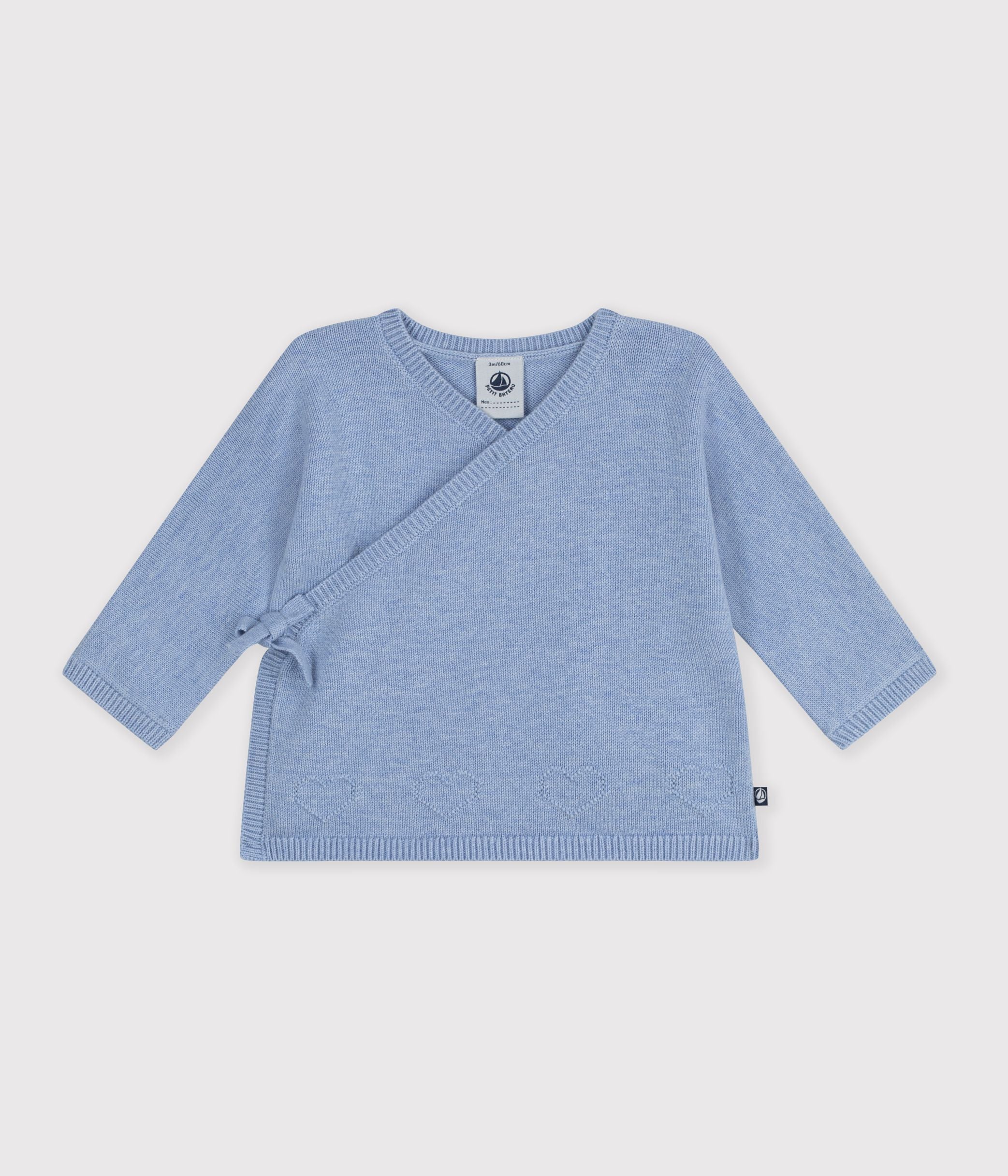 brassière-bébé-cache-coeur-en-tricot-laine-et-coton-ajouré