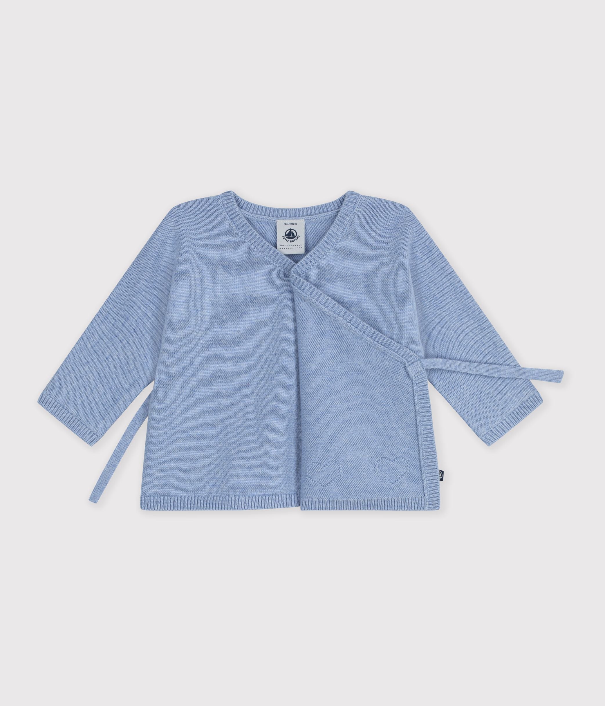brassière-bébé-cache-coeur-en-tricot-laine-et-coton-ajouré
