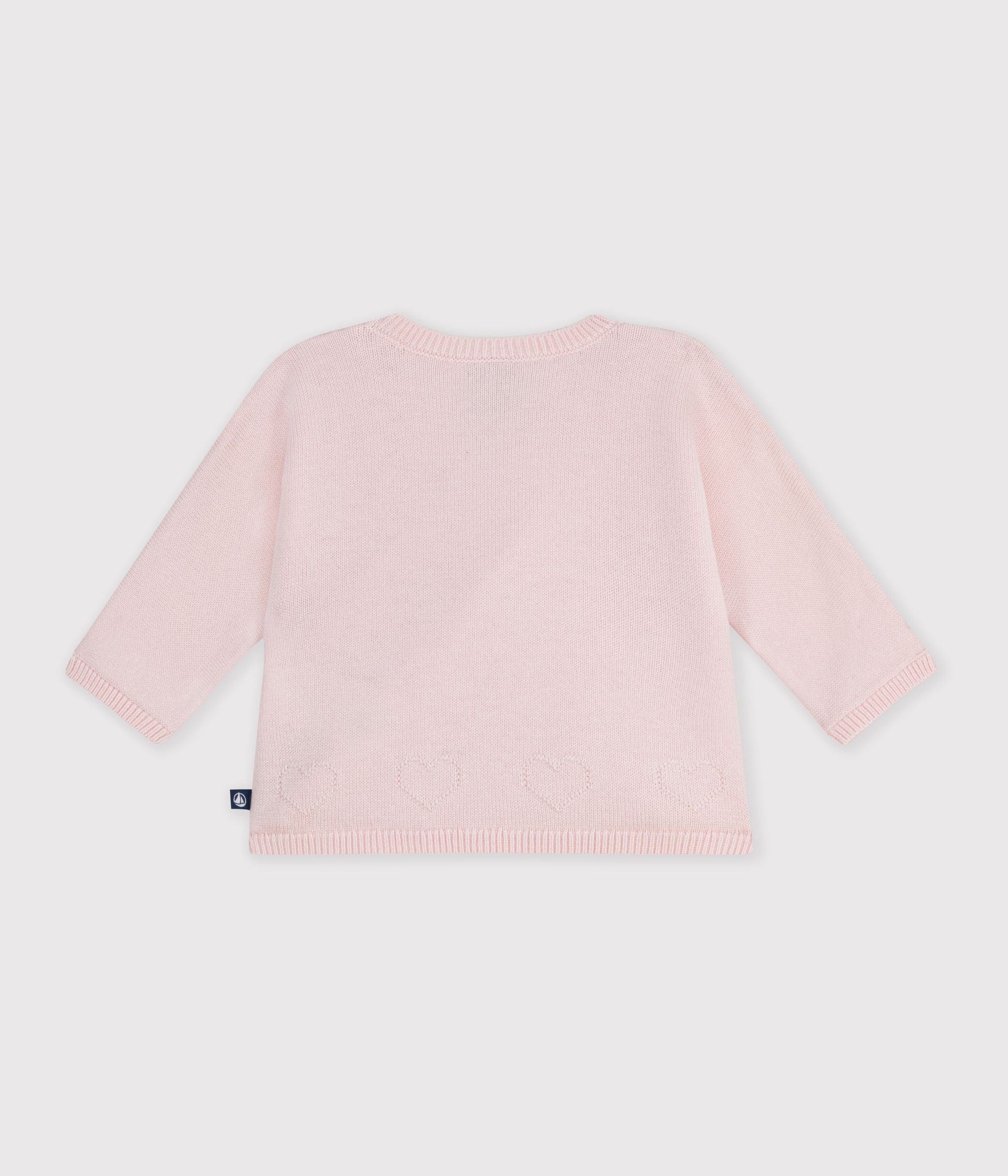 brassière-bébé-cache-coeur-en-tricot-laine-et-coton-ajouré
