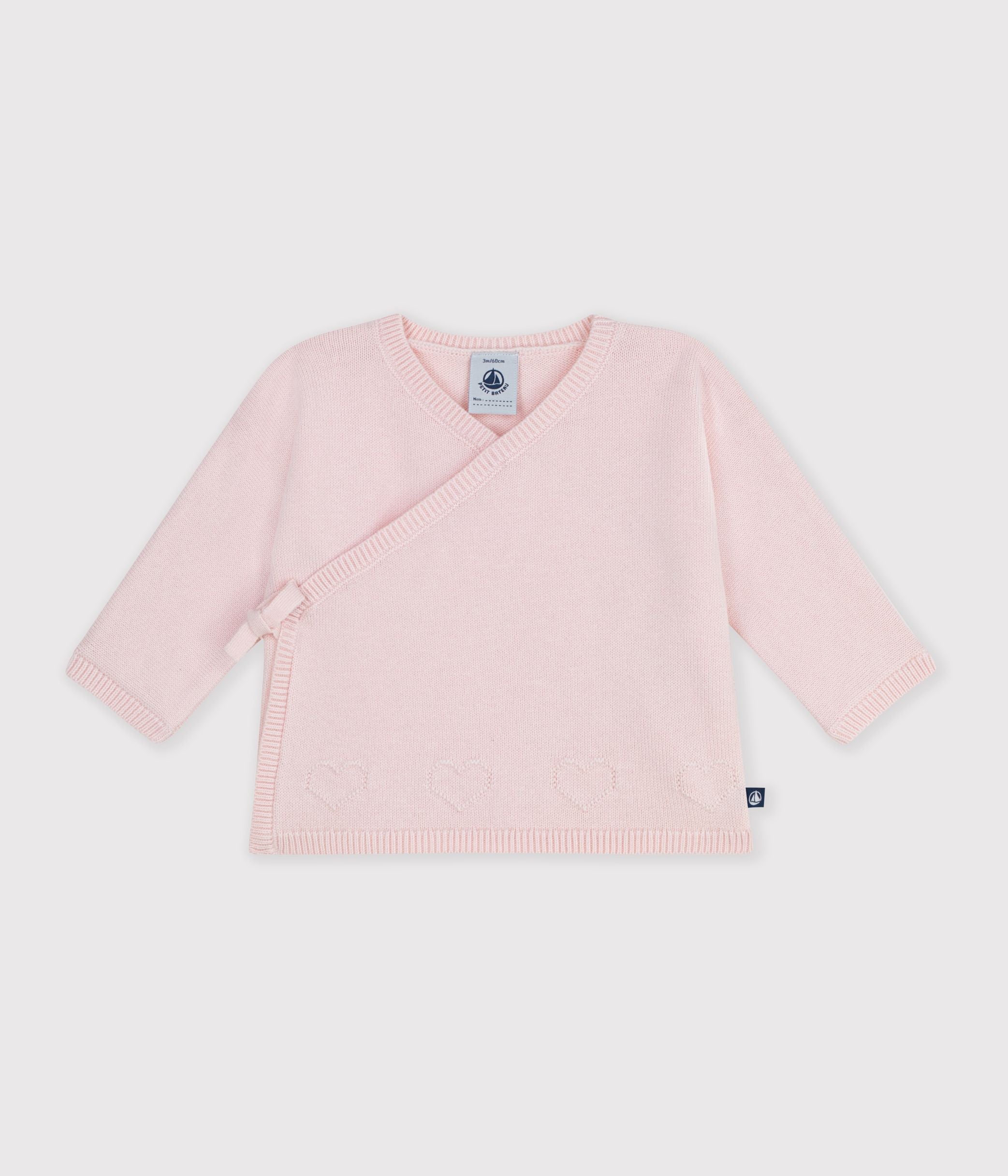 brassière-bébé-cache-coeur-en-tricot-laine-et-coton-ajouré