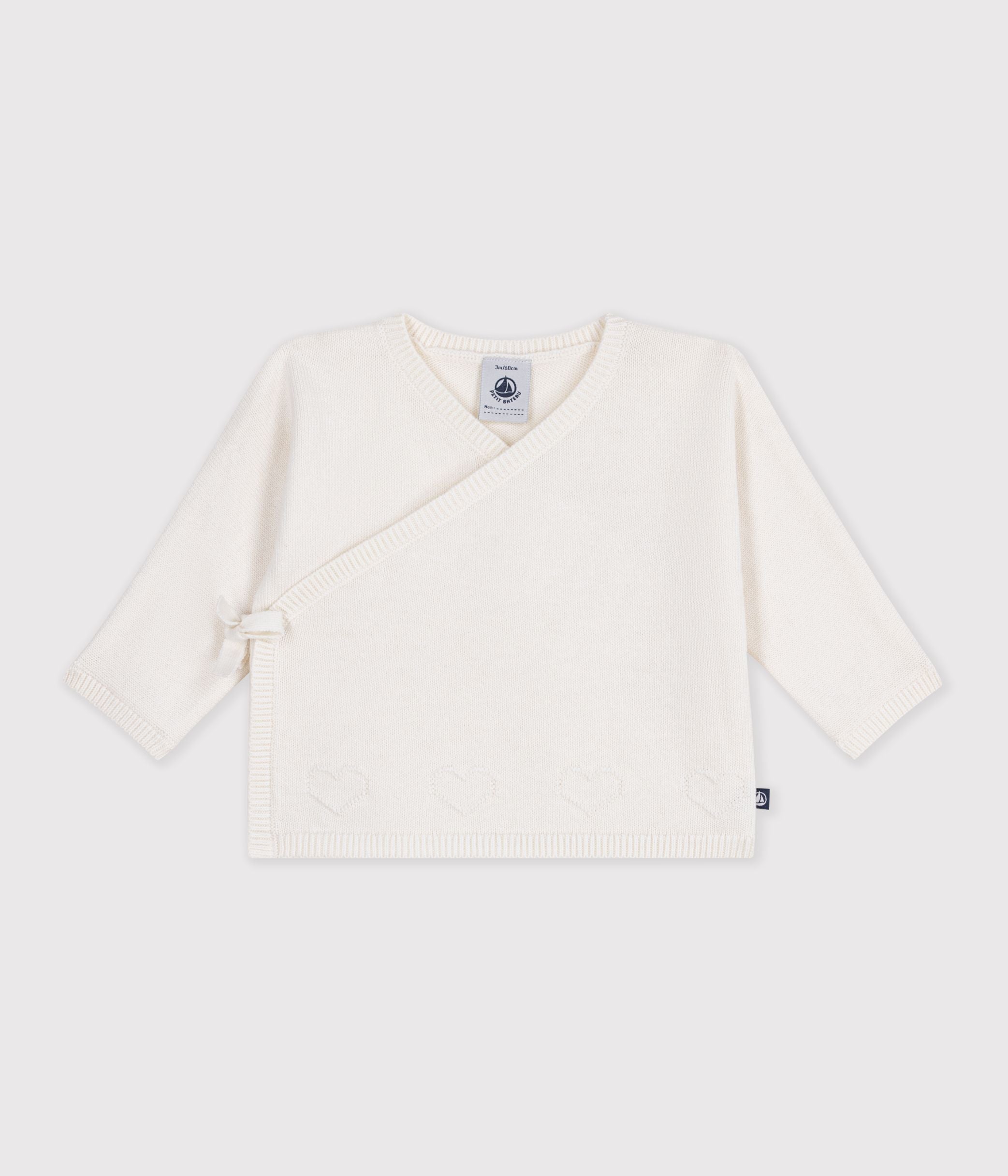 brassière-bébé-cache-coeur-en-tricot-laine-et-coton-ajouré