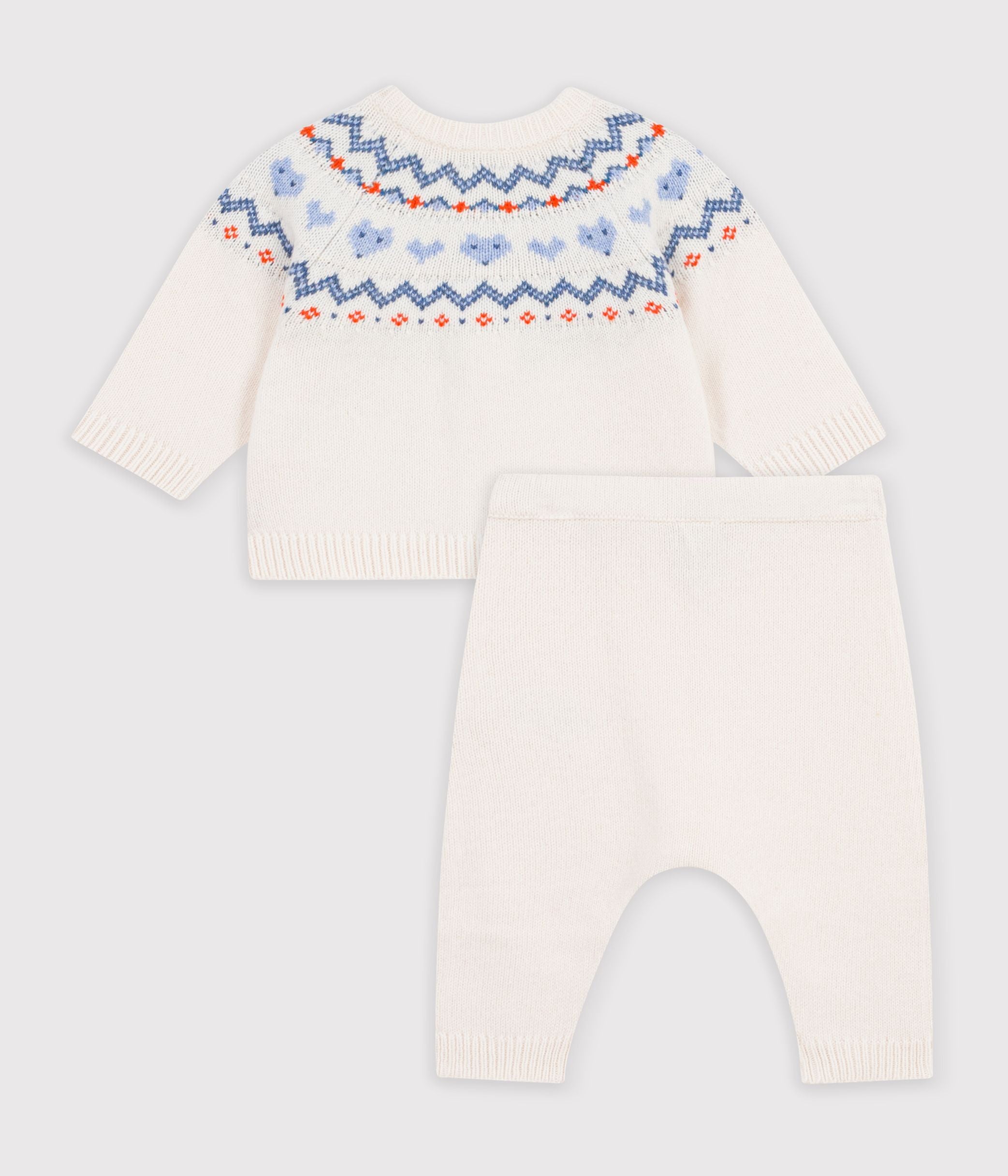 ensemble-bébé-en-tricot-à-motif-jacquard