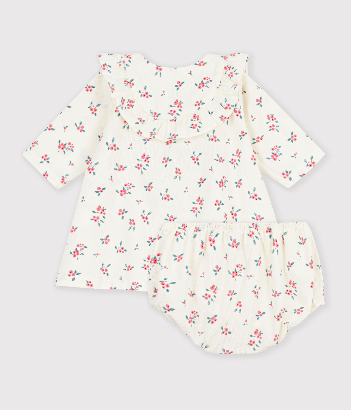 robe-bébé-en-coton-imprimé-à-fleurs