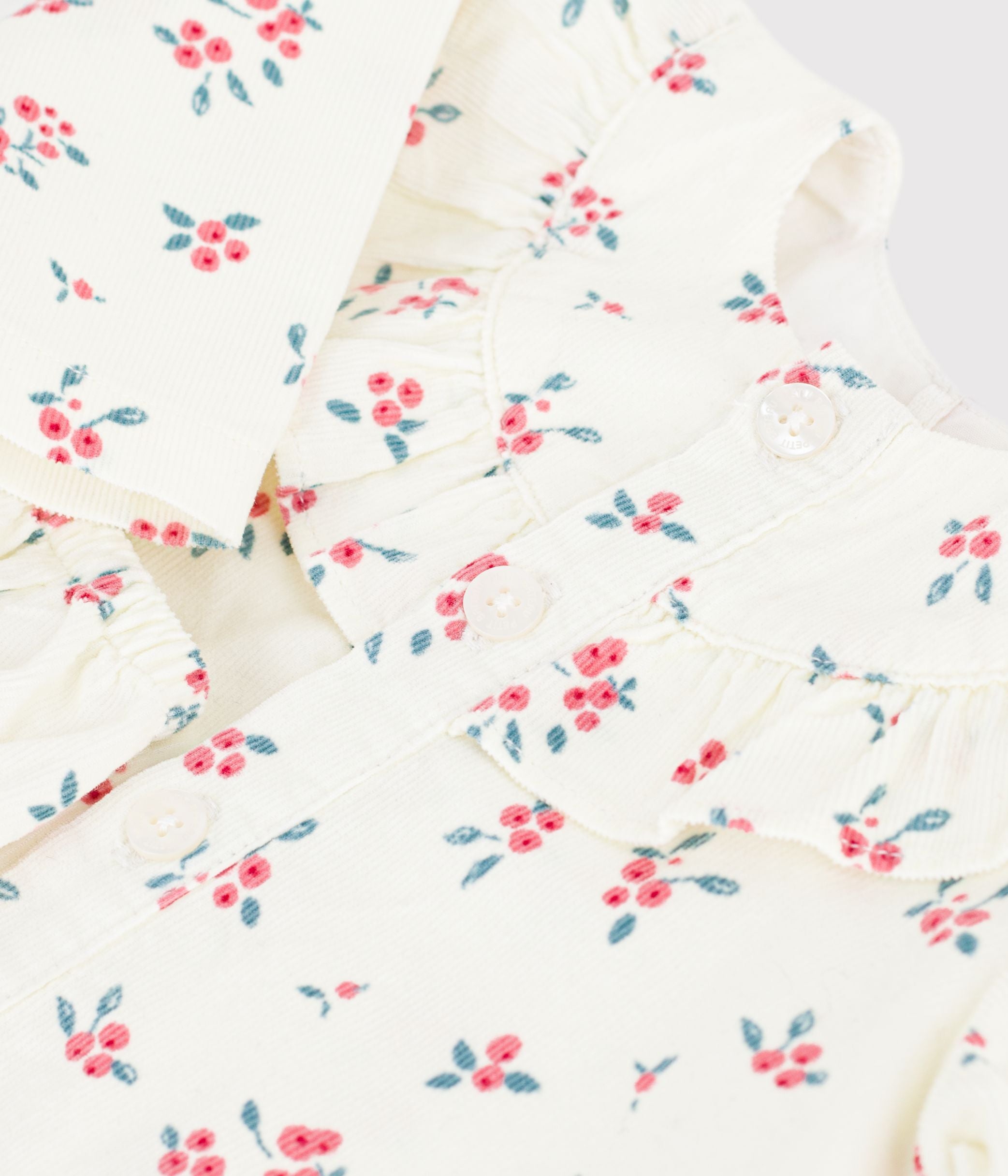 robe-bébé-en-coton-imprimé-à-fleurs
