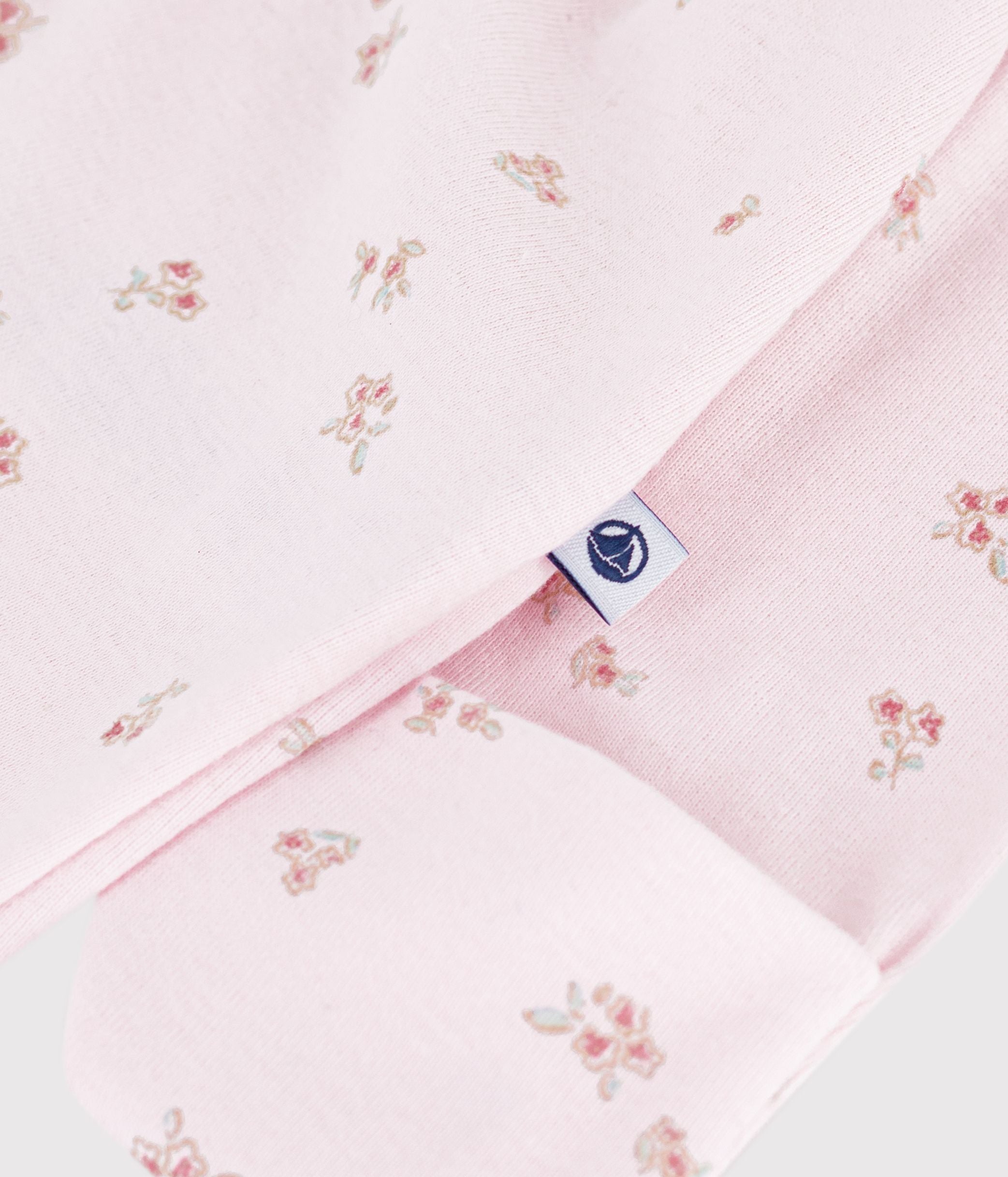 combisac-bébé-en-coton-avec-col-imprimé-à-fleurs