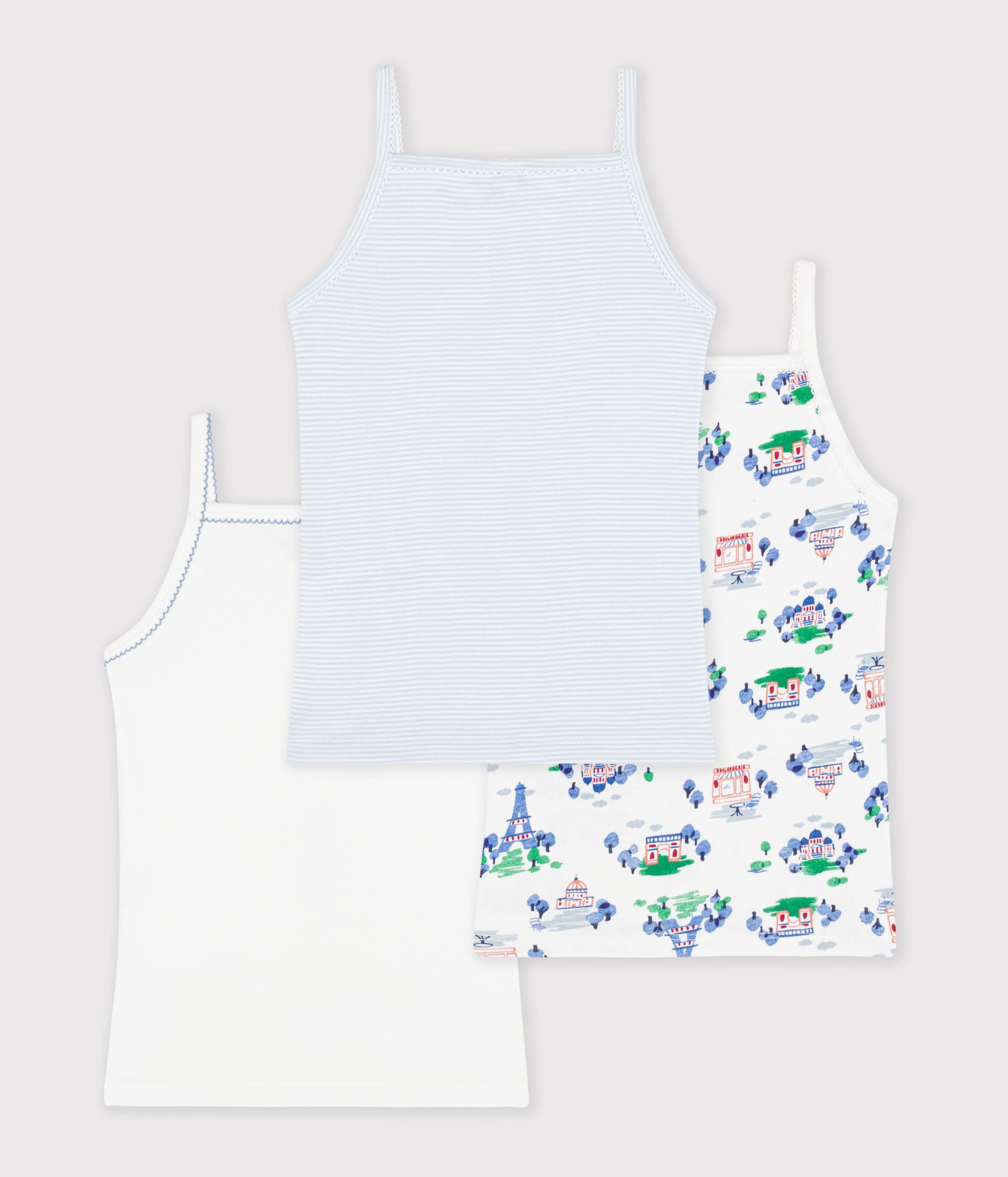 lot-de-débardeurs-enfant-en-coton-imprimé-paris