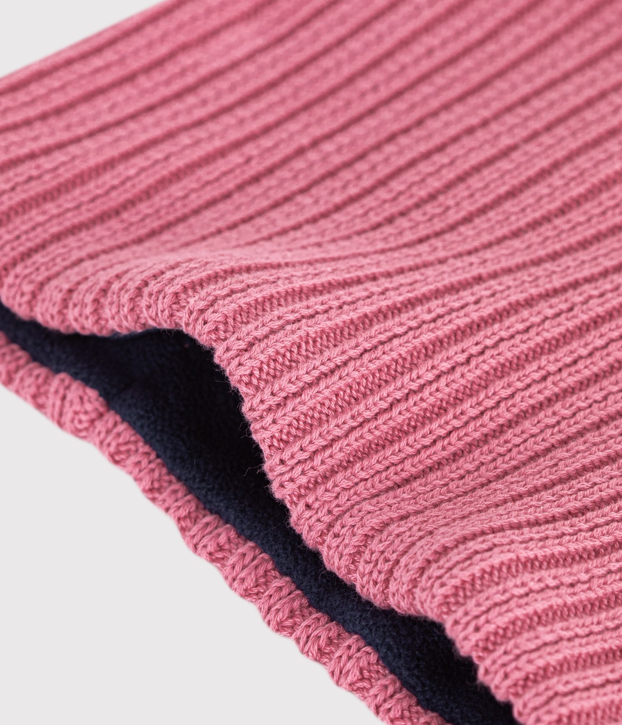 snood-enfant-en-tricot-uni-doublé-polaire
