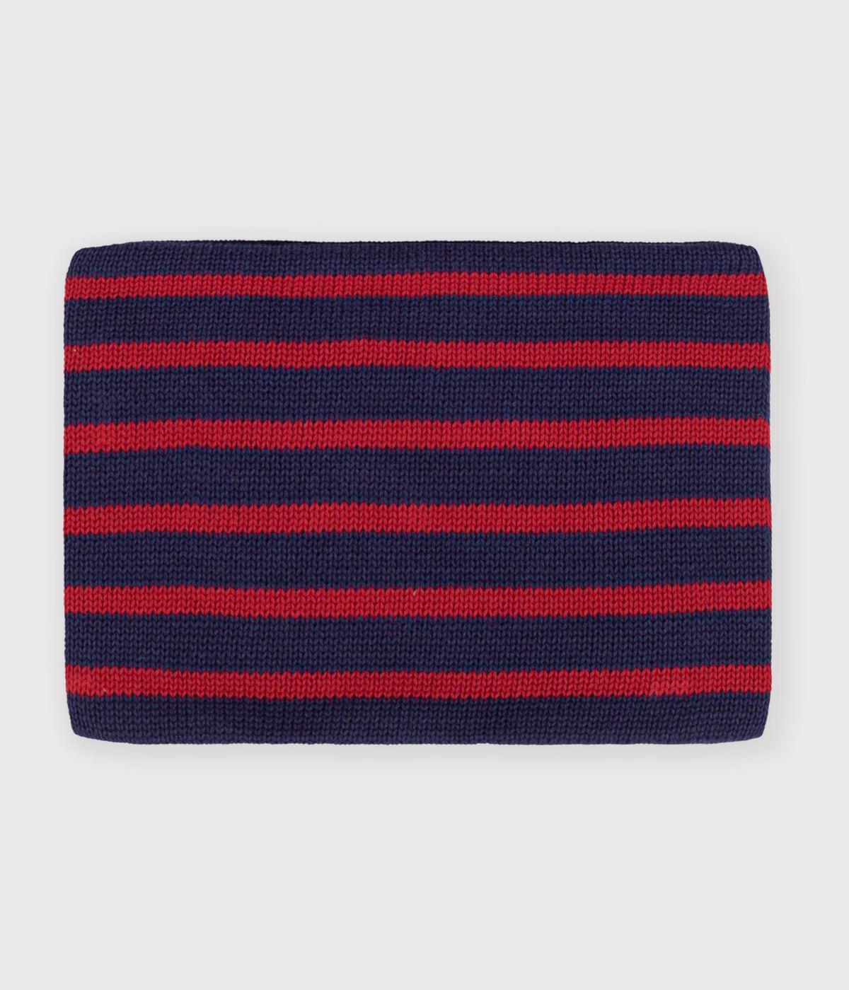 snood-enfant-en-tricot-à-rayures-doublé-polaire