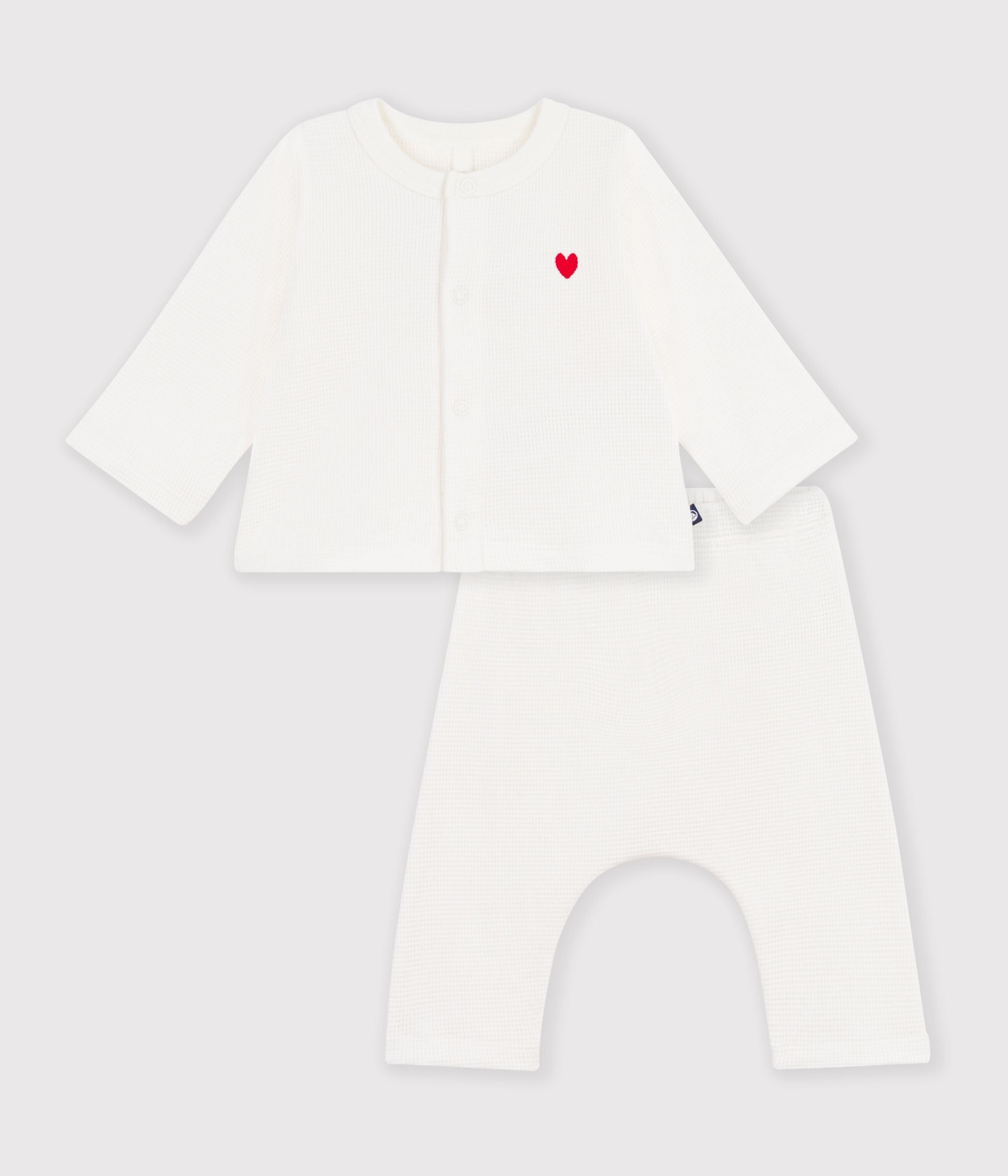 ensemble-bébé-en-coton-brodé-poitrine-uni