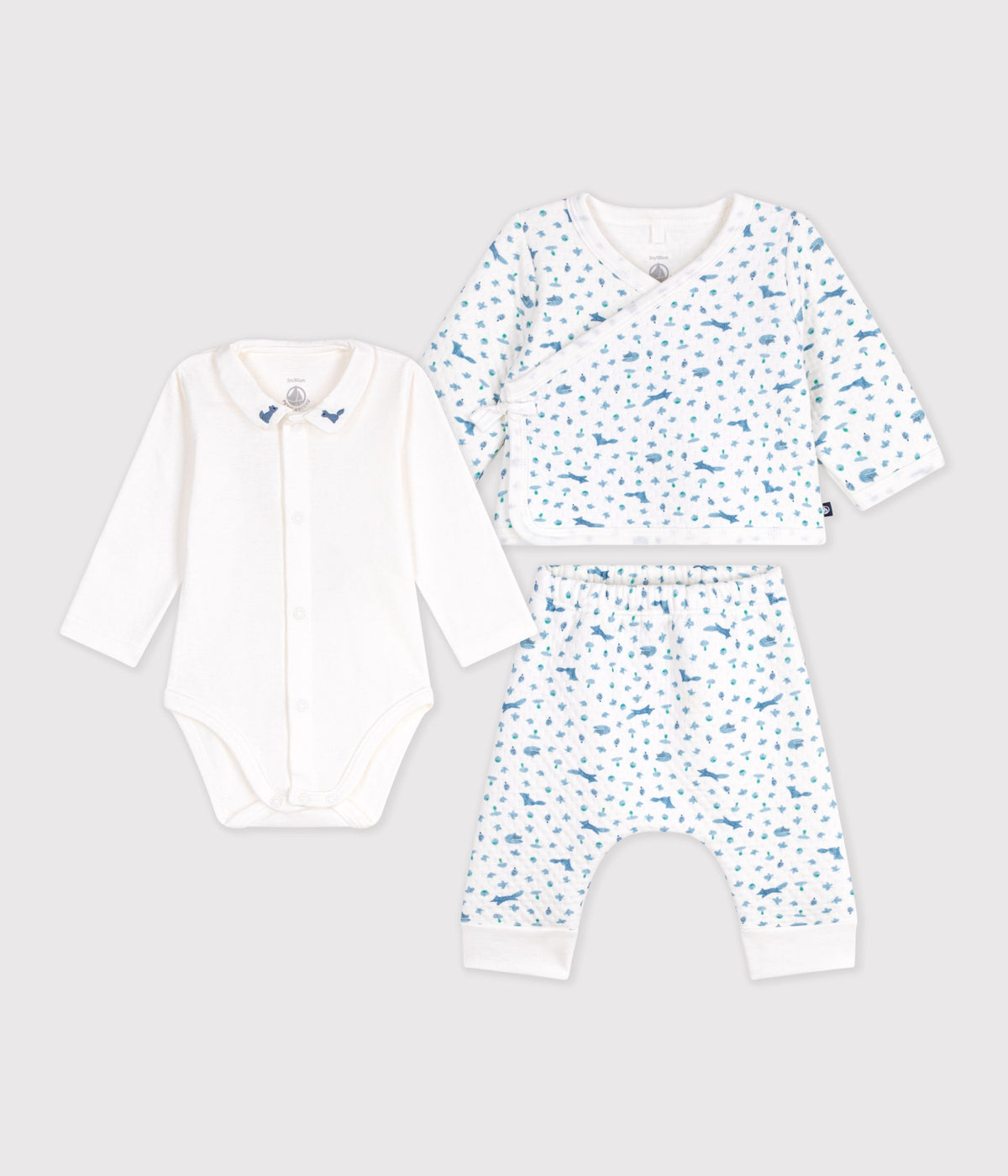 ensemble-bébé-en-coton-à-col-imprimé-renard