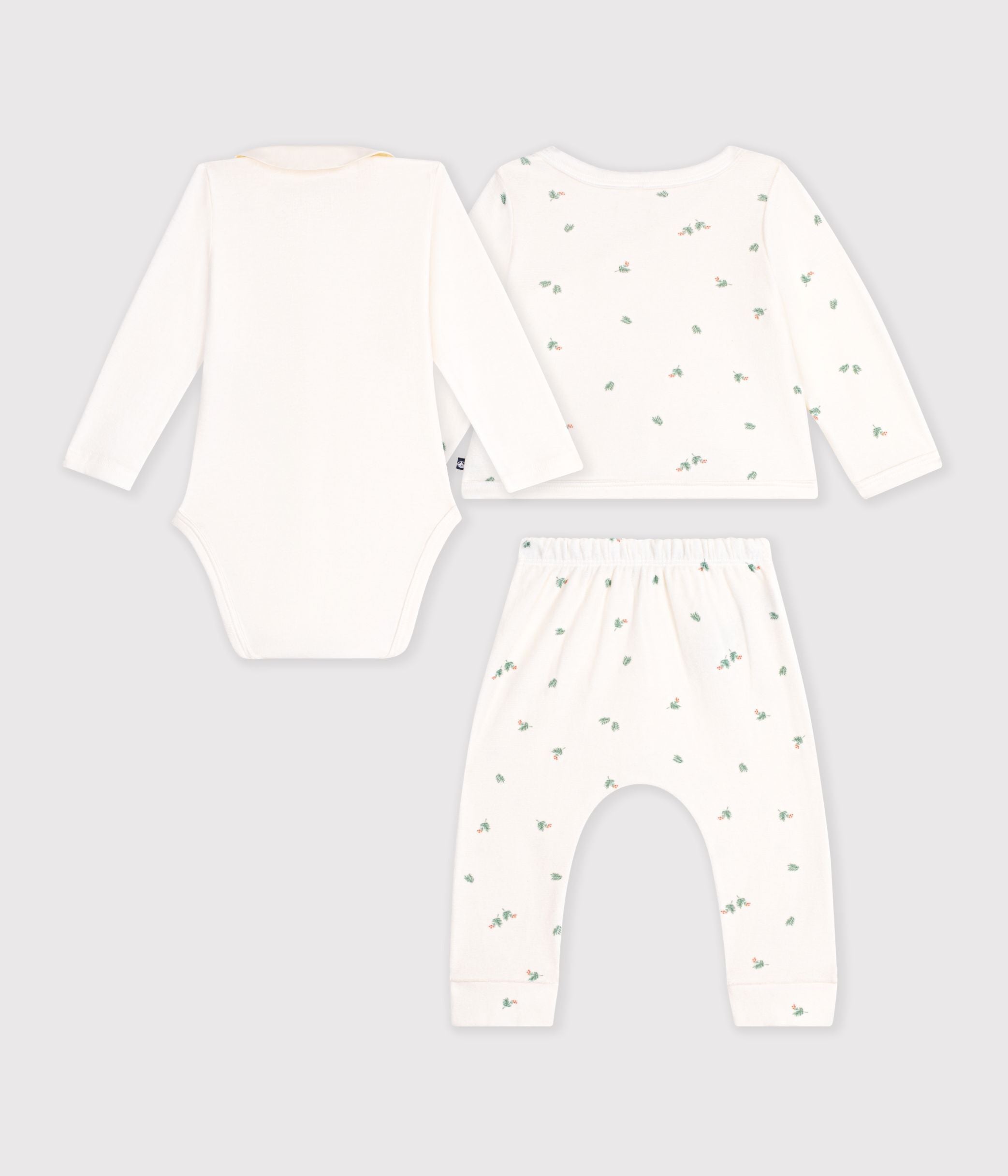 coffret-cadeau-bébé-en-coton-imprimé-à-fleurs