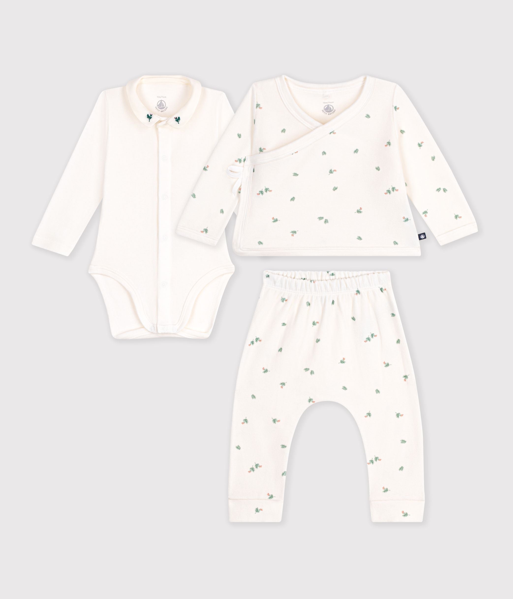 coffret-cadeau-bébé-en-coton-imprimé-à-fleurs