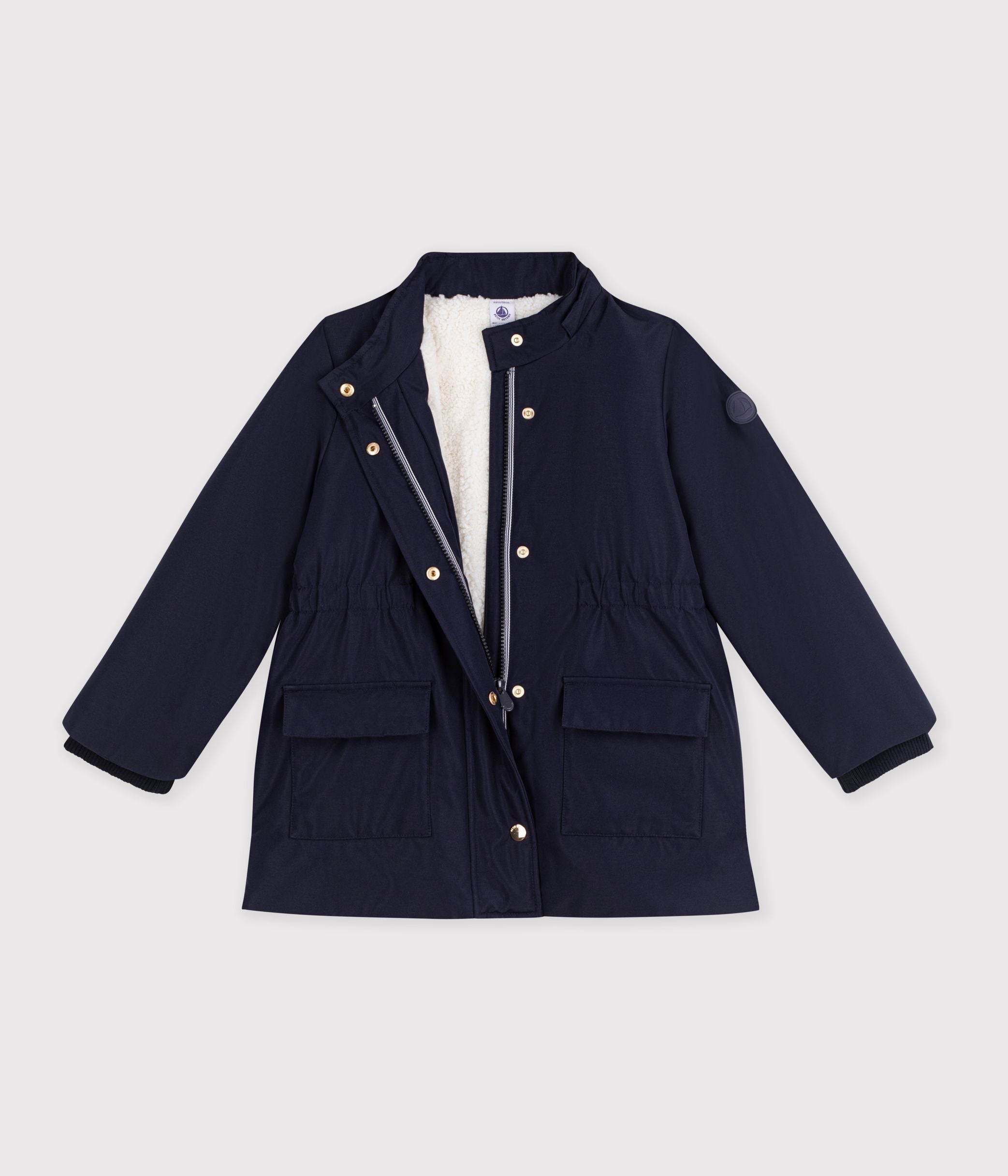 parka-enfant-mi-longue-unie