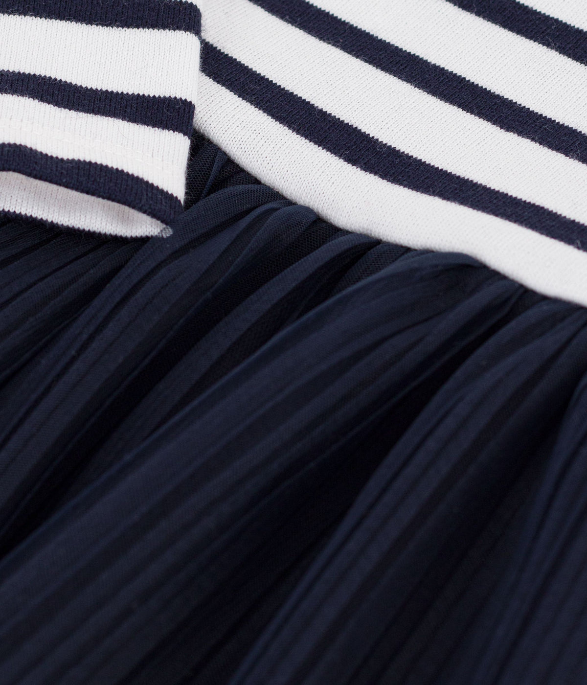 robe-bébé-bi-matière-manches-longues-à-rayures