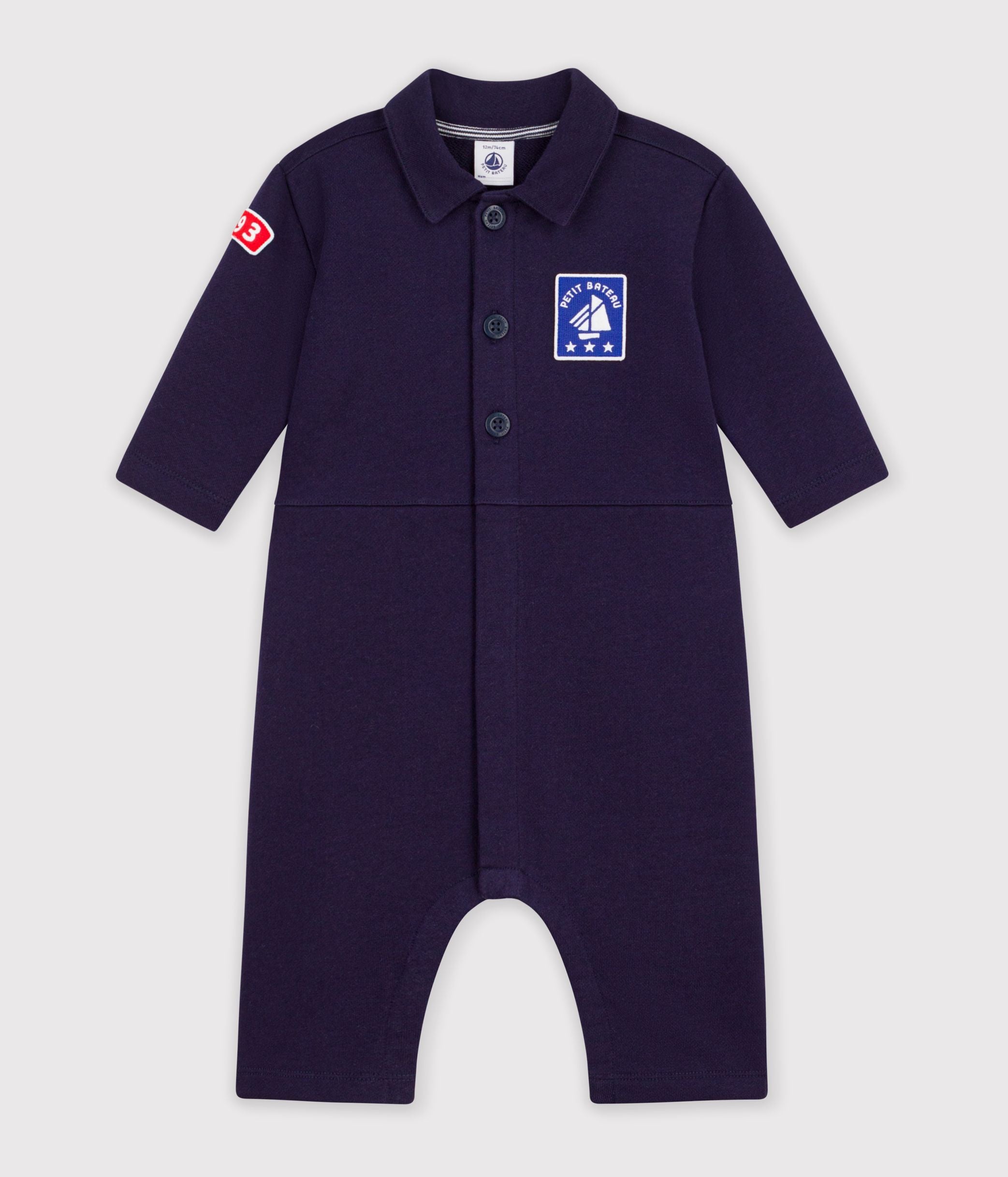 combinaison-longue-bébé-en-coton-uni